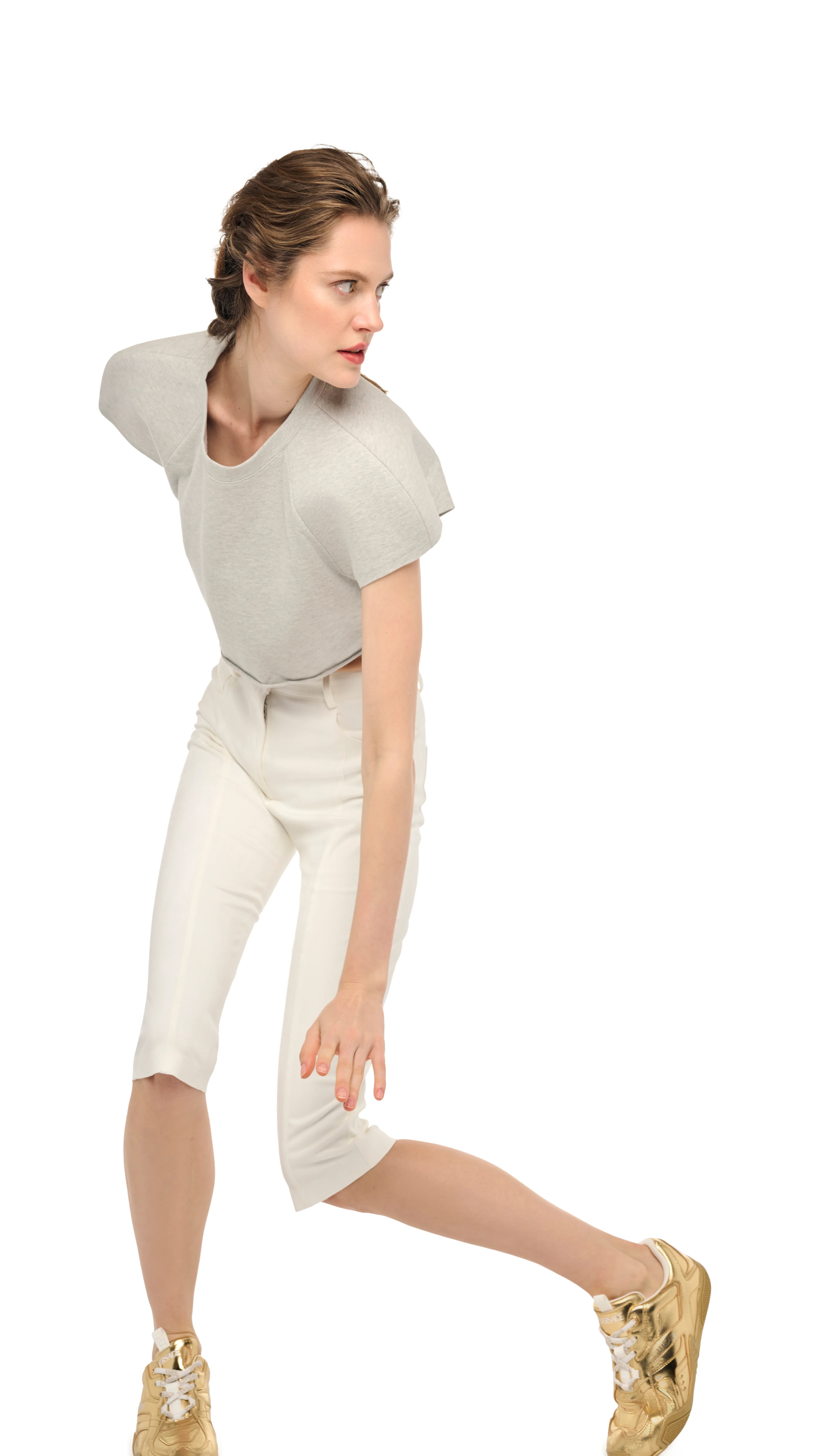 CAP SLEEVE BOMBER CROPPED TOP - Image 10
