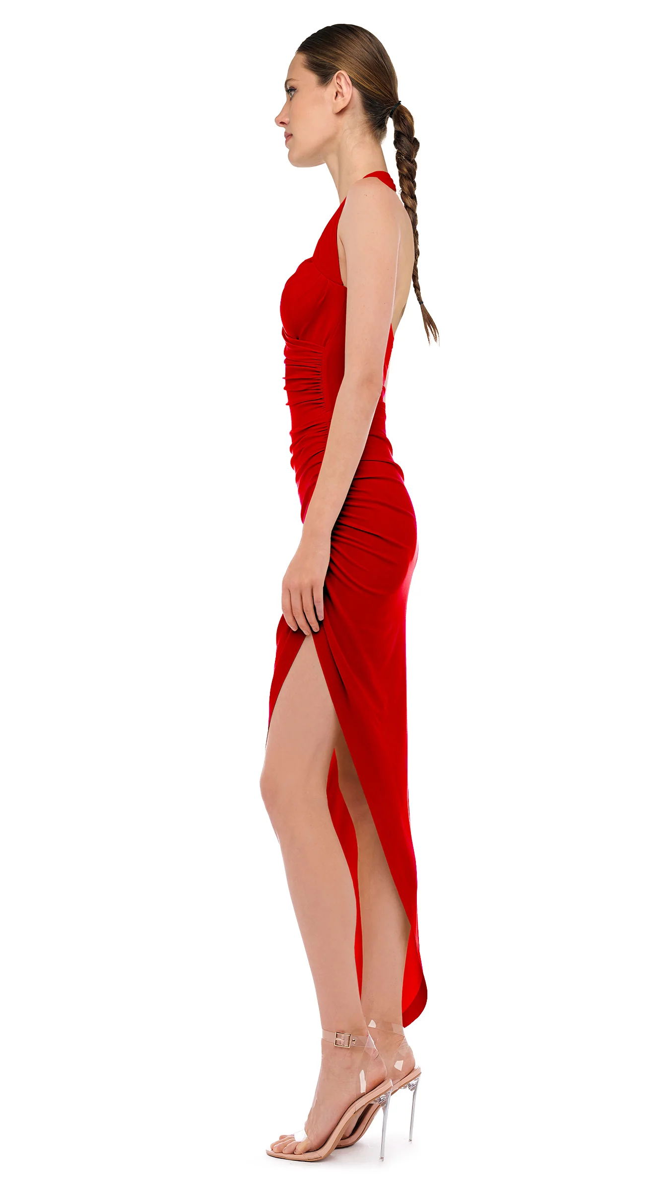 CAYLA SIDE DRAPE GOWN - Image 2