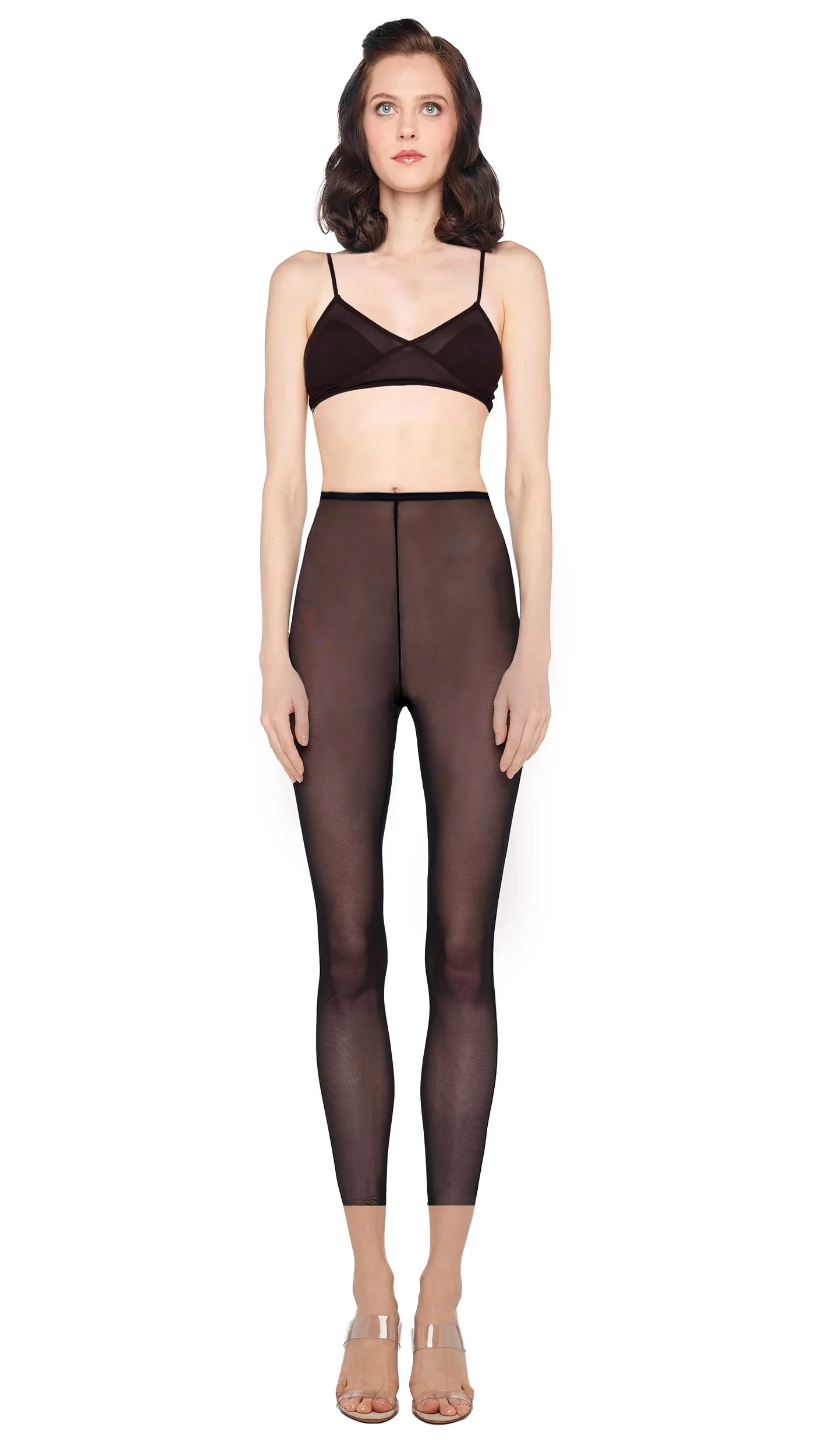 CROPPED LINED SLIP BRA