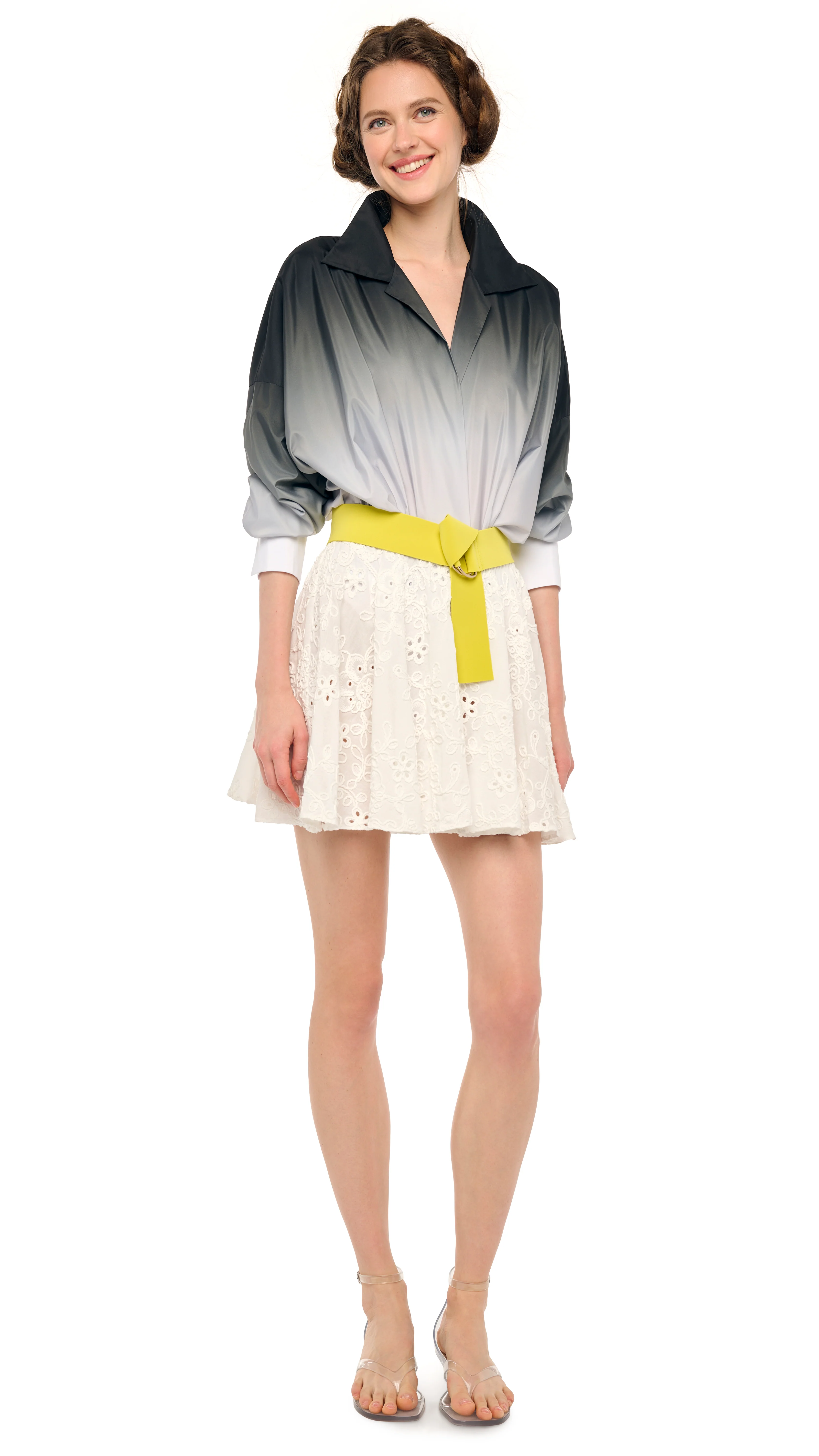 FLARED MINI SKIRT