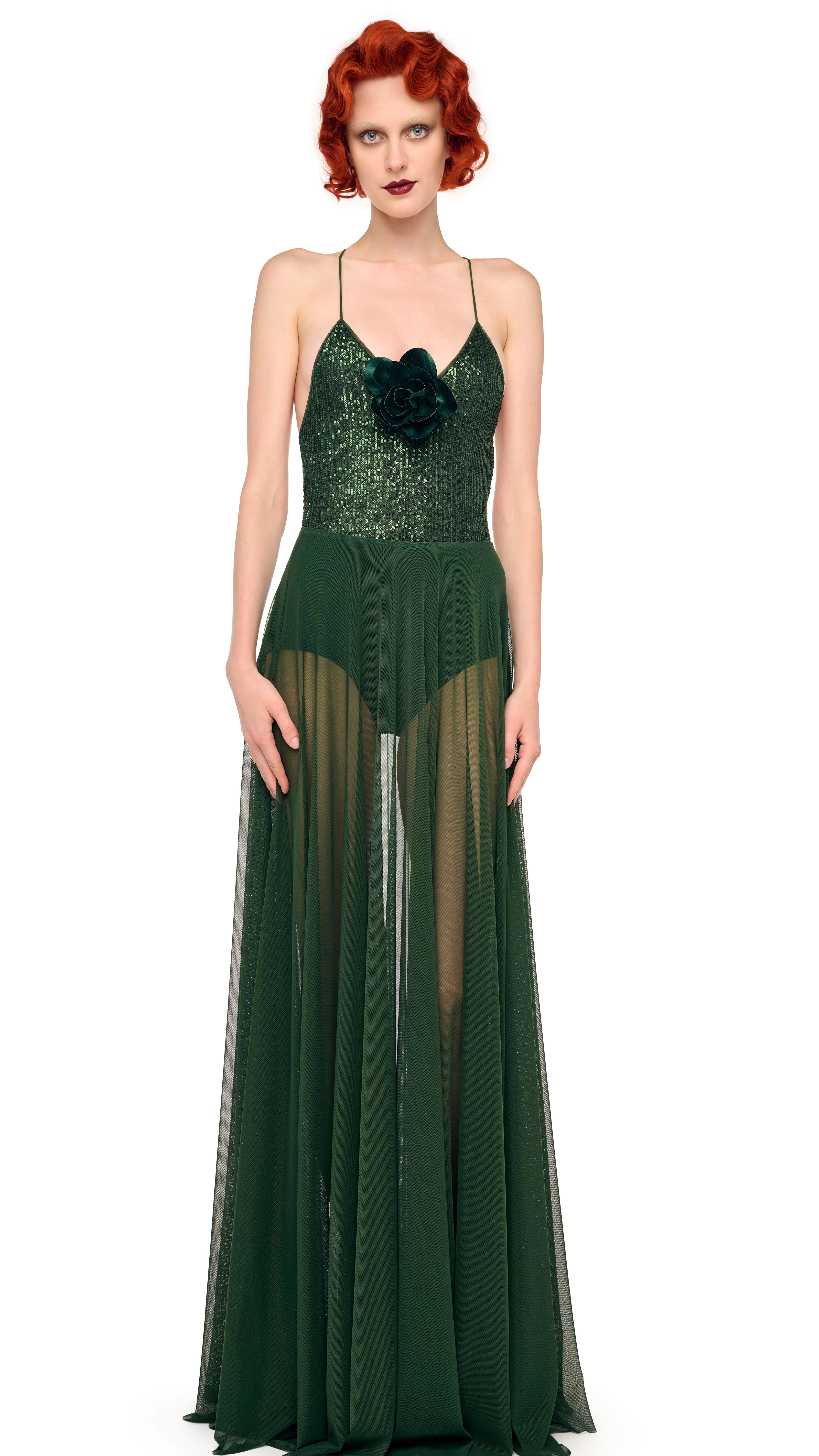 FLARED SKIRT TO FLOOR - Image 10