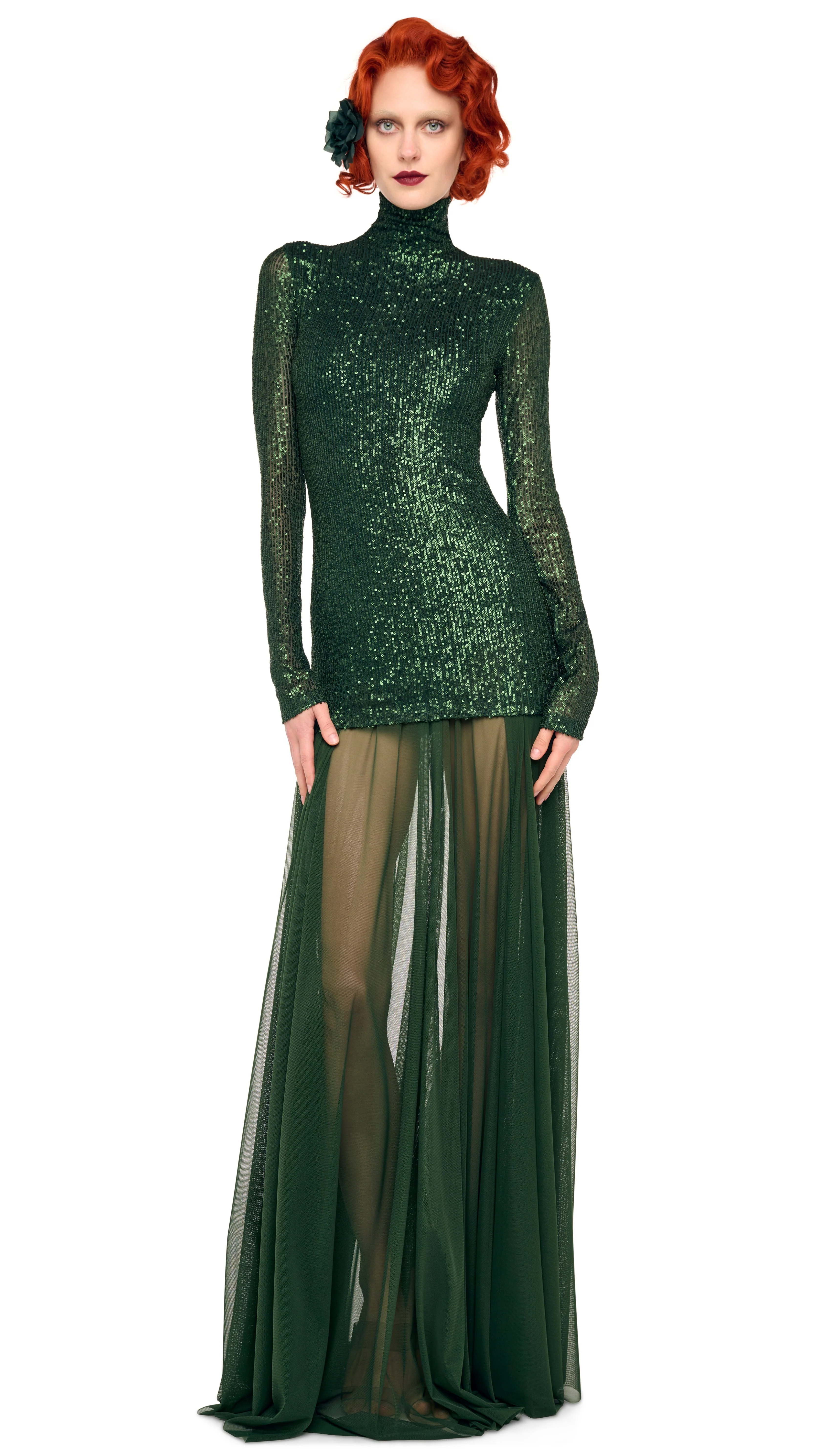 FLARED SKIRT TO FLOOR - Image 11