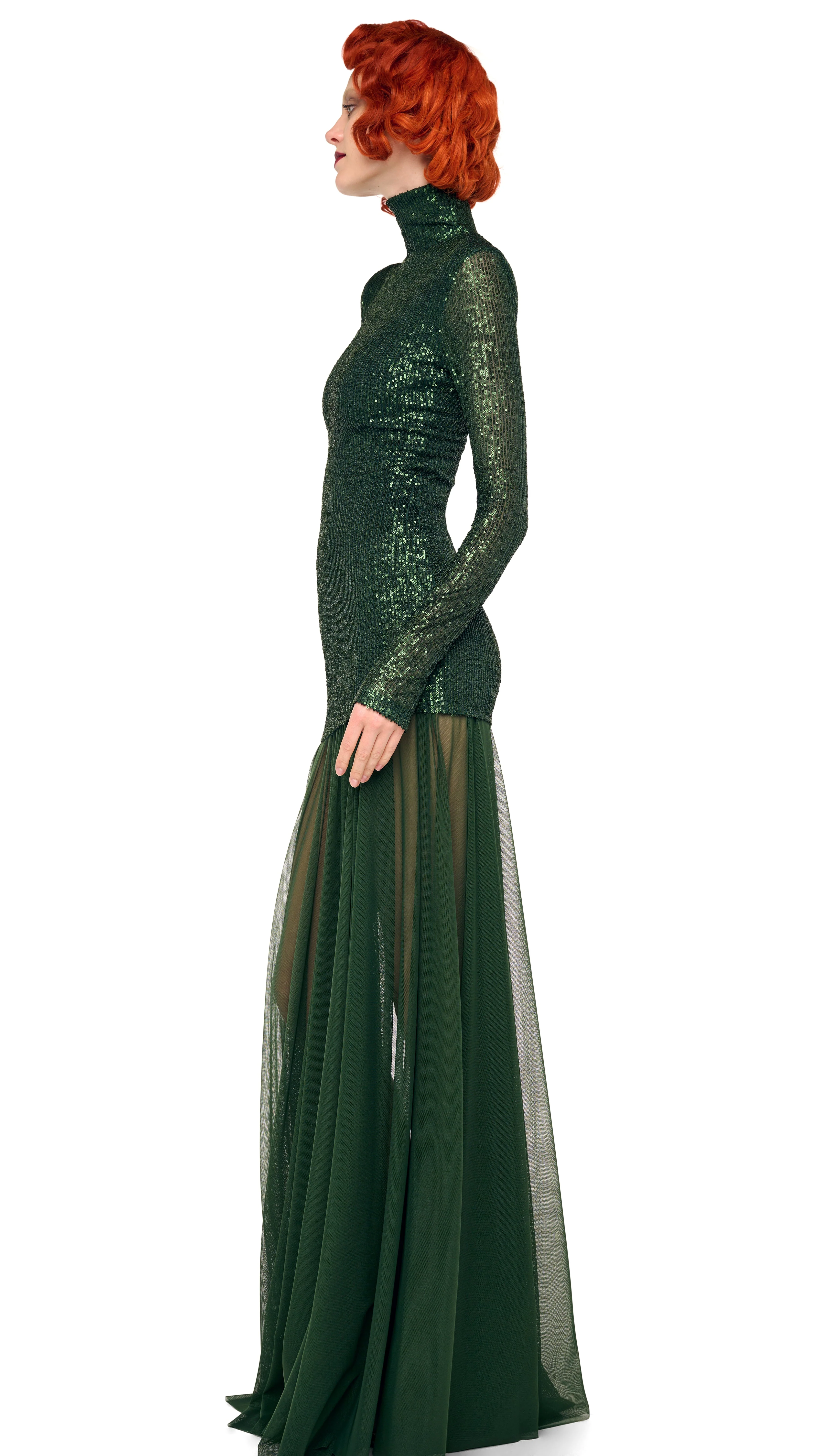 FLARED SKIRT TO FLOOR - Image 12