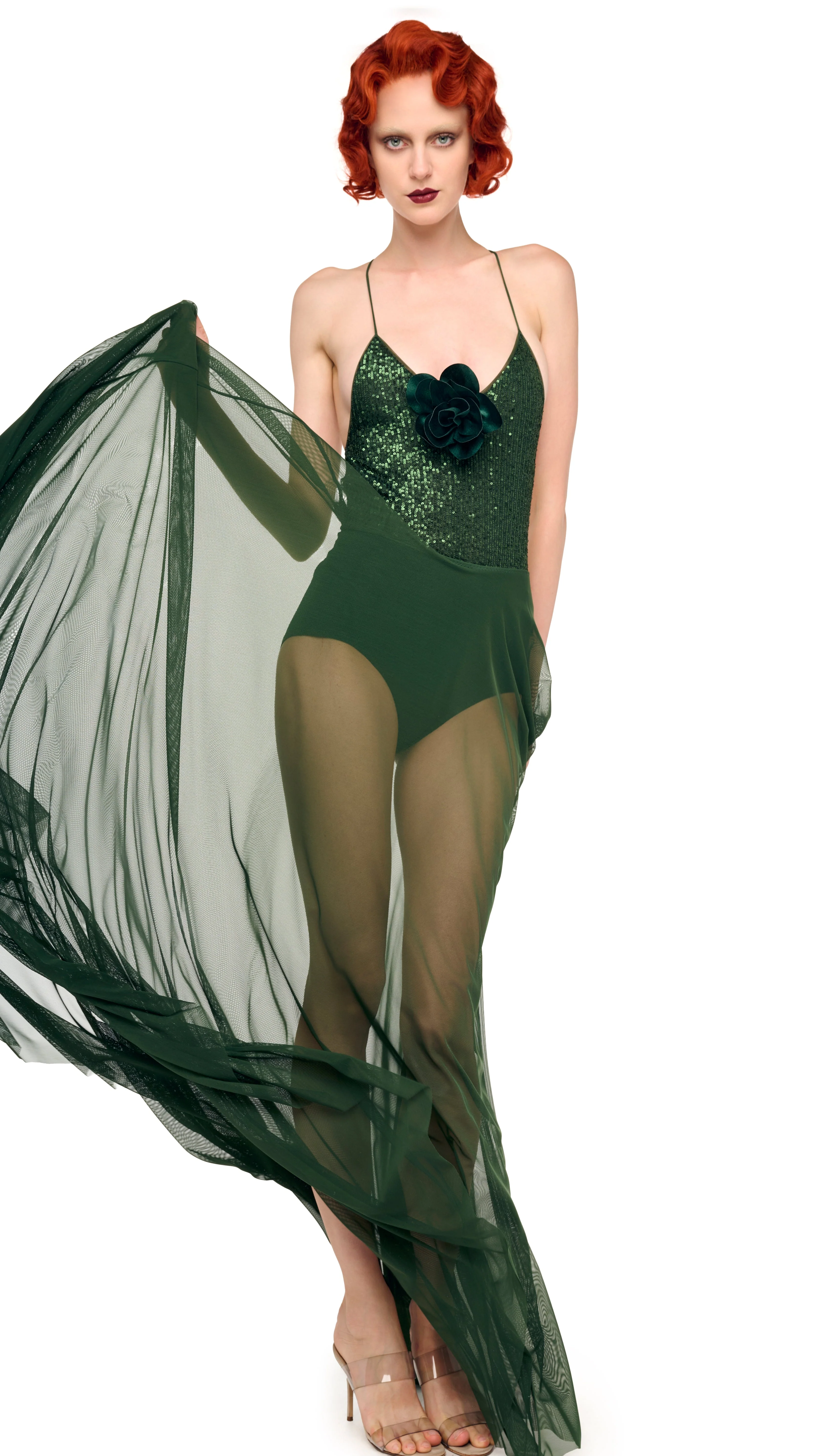 FLARED SKIRT TO FLOOR - Image 6
