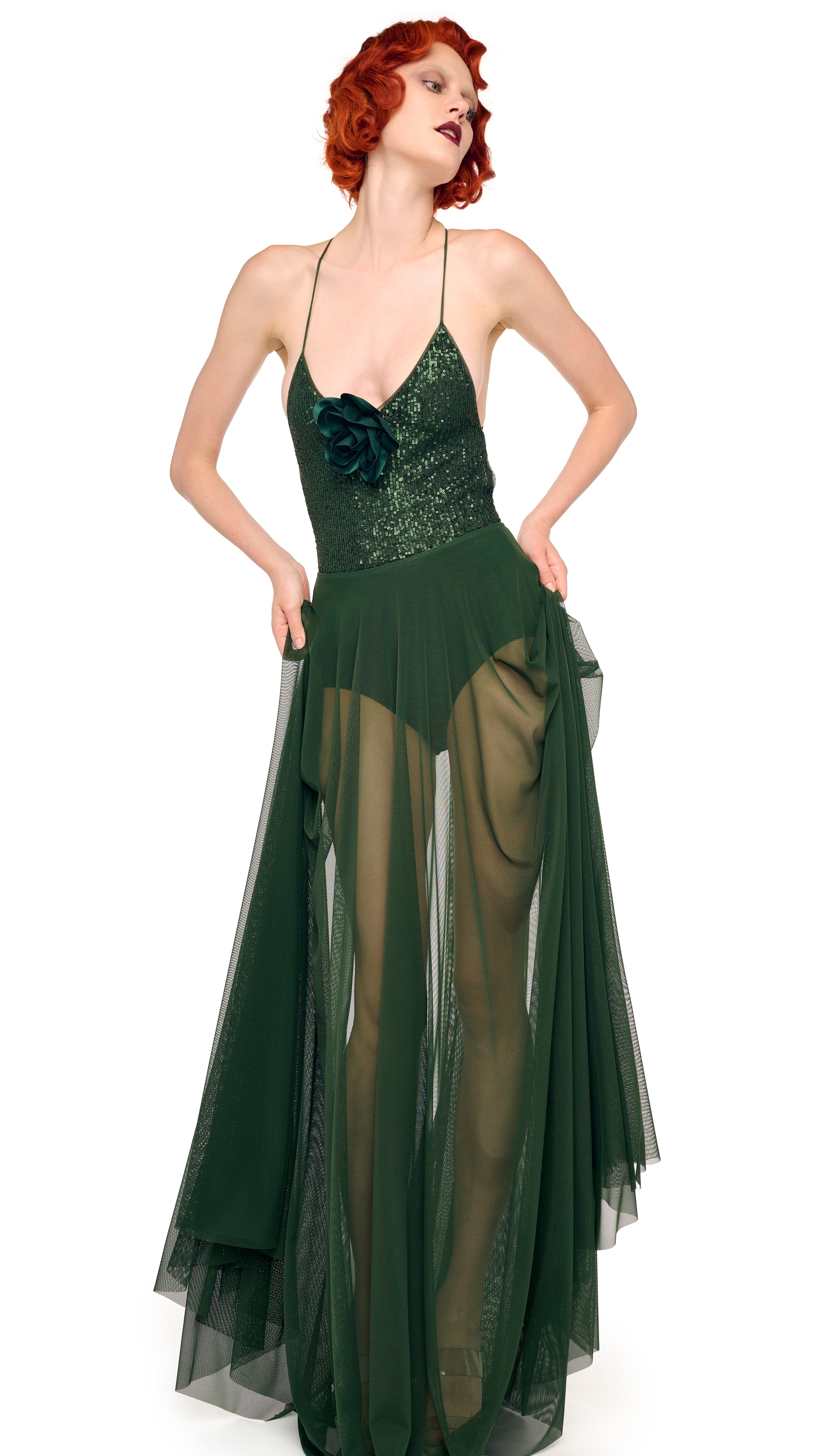 FLARED SKIRT TO FLOOR - Image 9