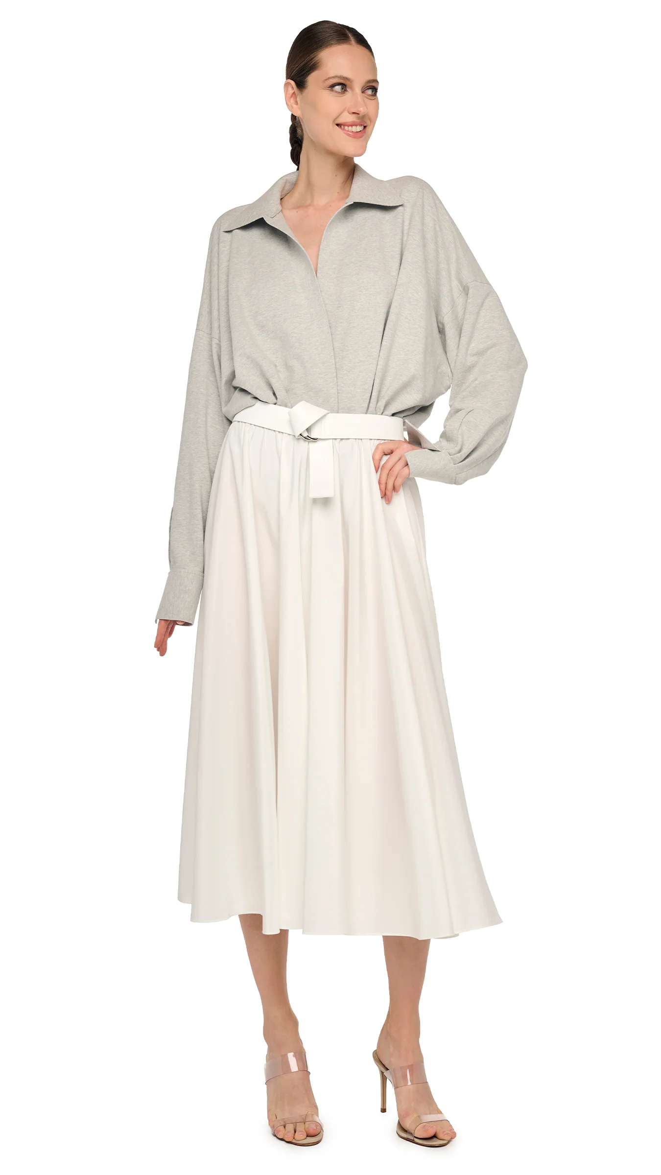 FLARED SKIRT TO MIDCALF