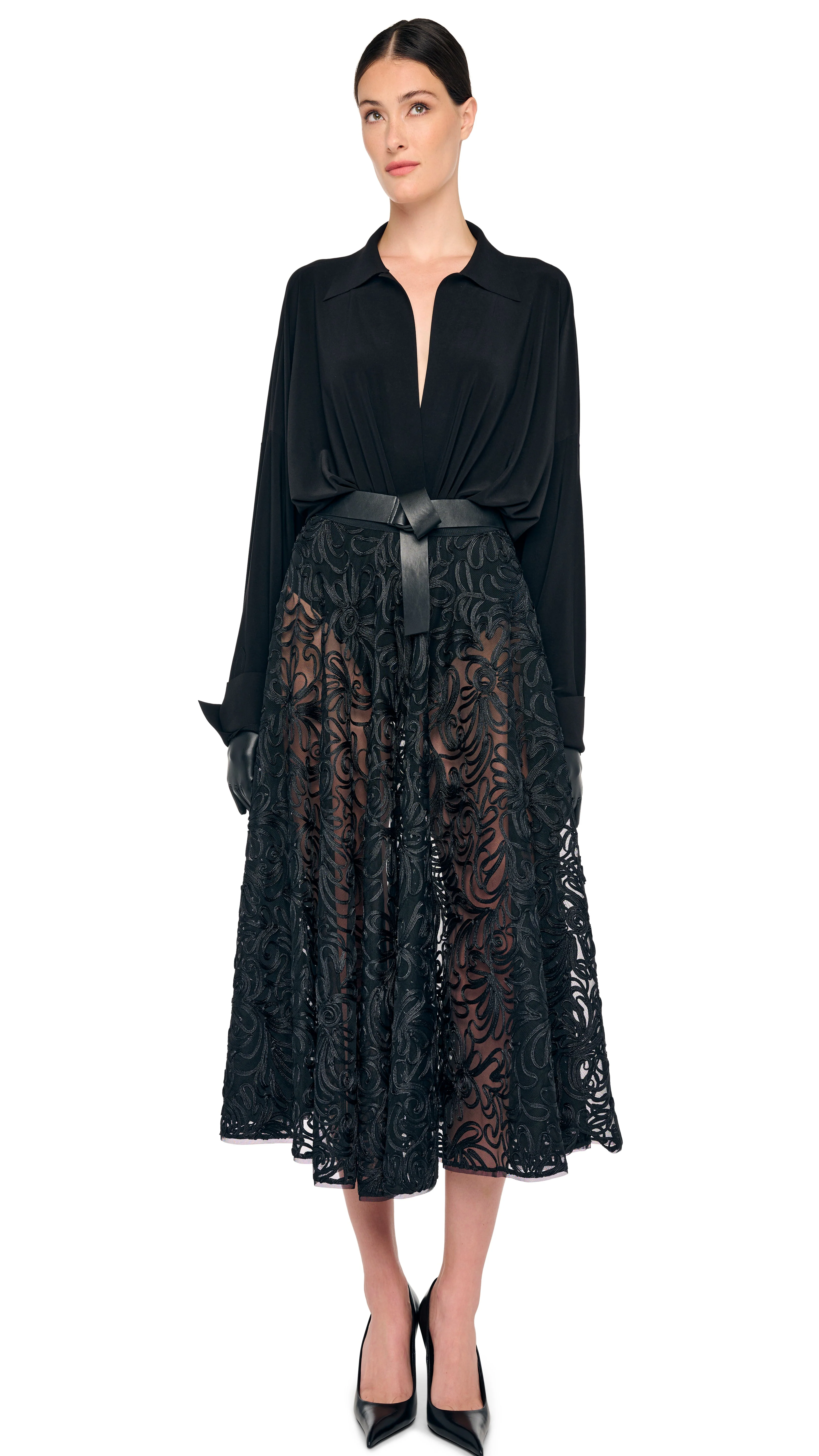 FLARED SKIRT TO MIDCALF - Image 4