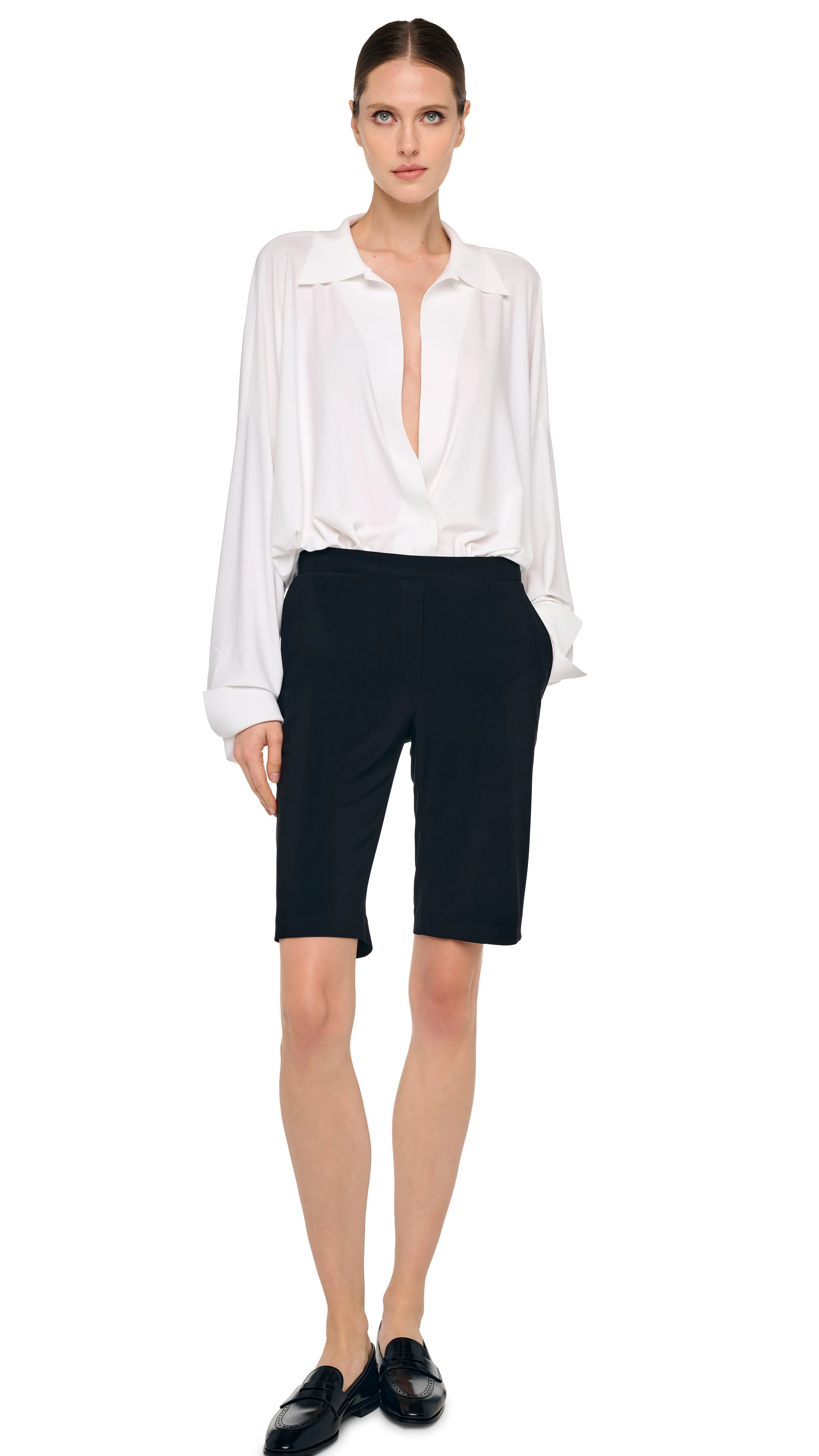 FLAT FRONT BERMUDA SHORT - Image 8