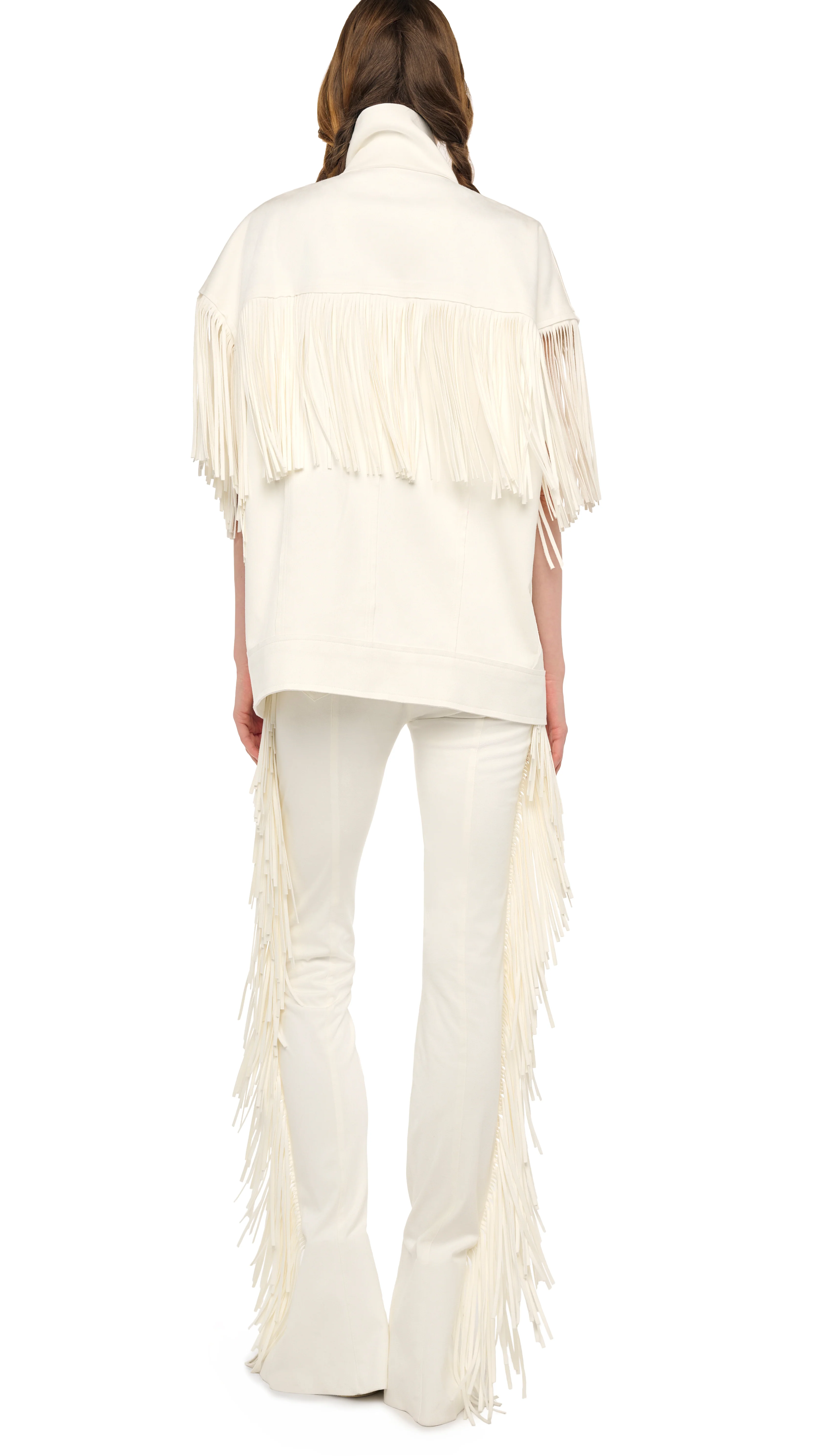 FRINGE SPAT JEANS - Image 3