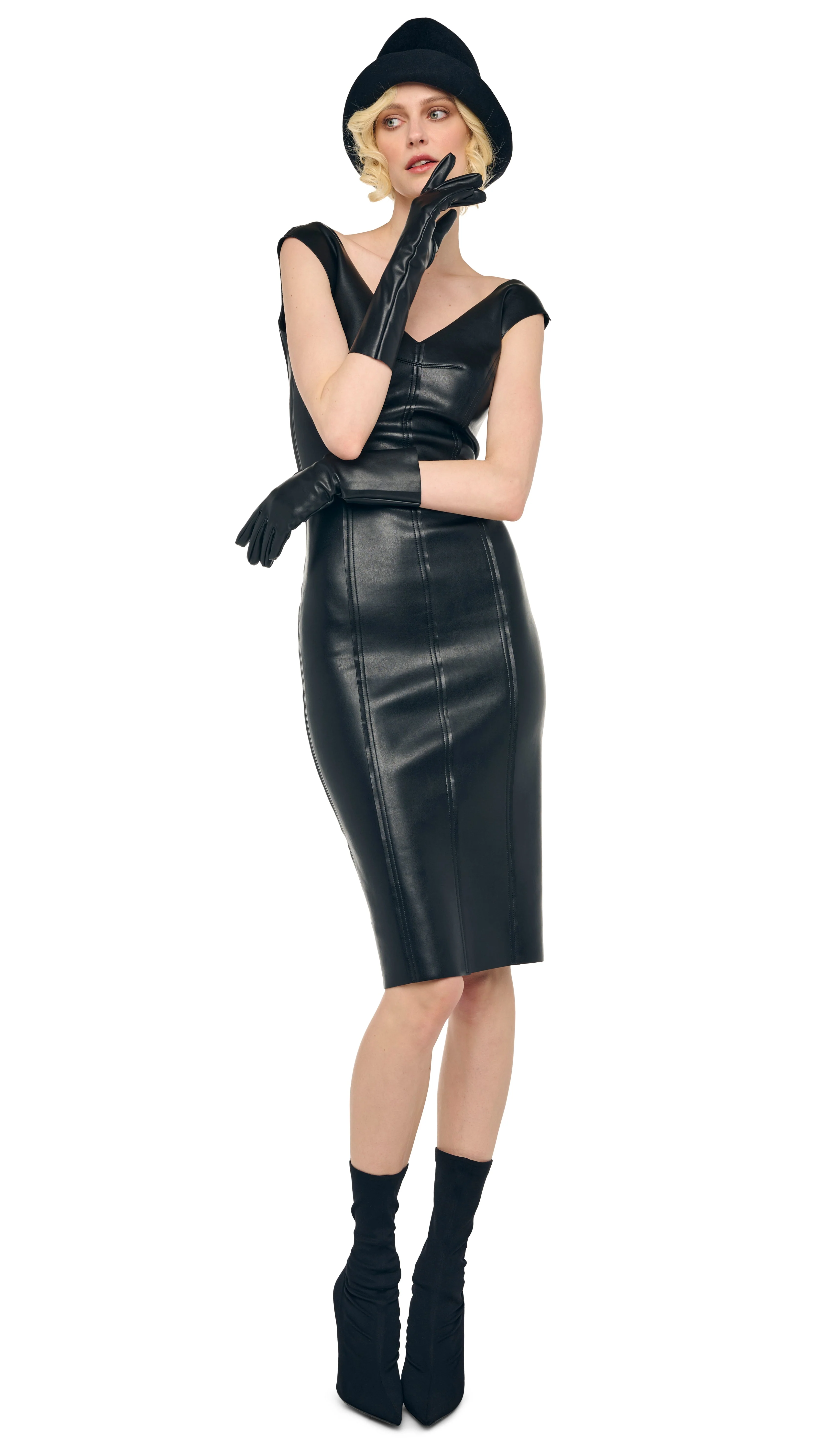 GRACE PENCIL DRESS BELOW KNEE - Image 7