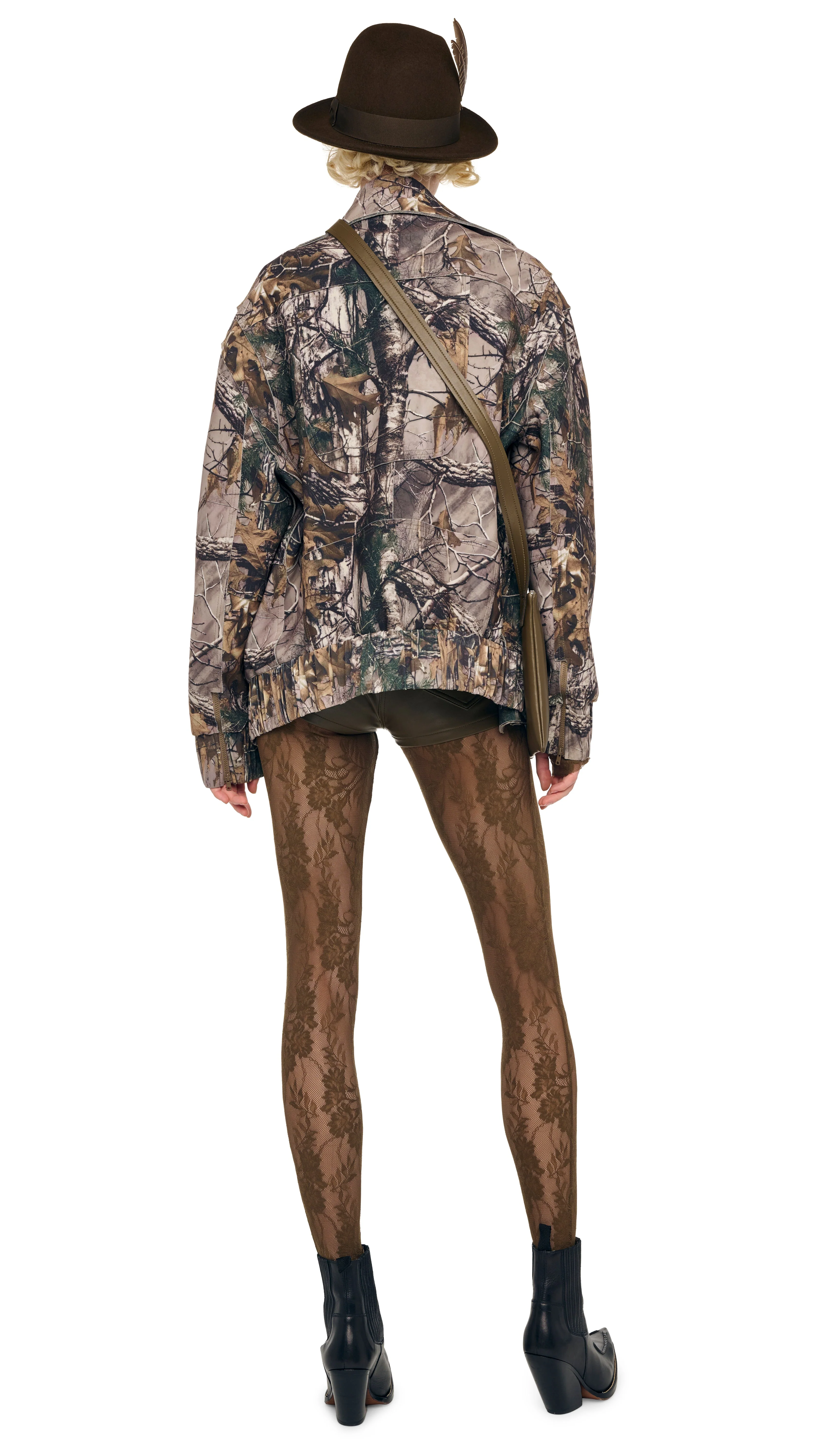 LONG SLEEVE SLIM FIT TURTLE CATSUIT W/ FOOTIE - Image 3