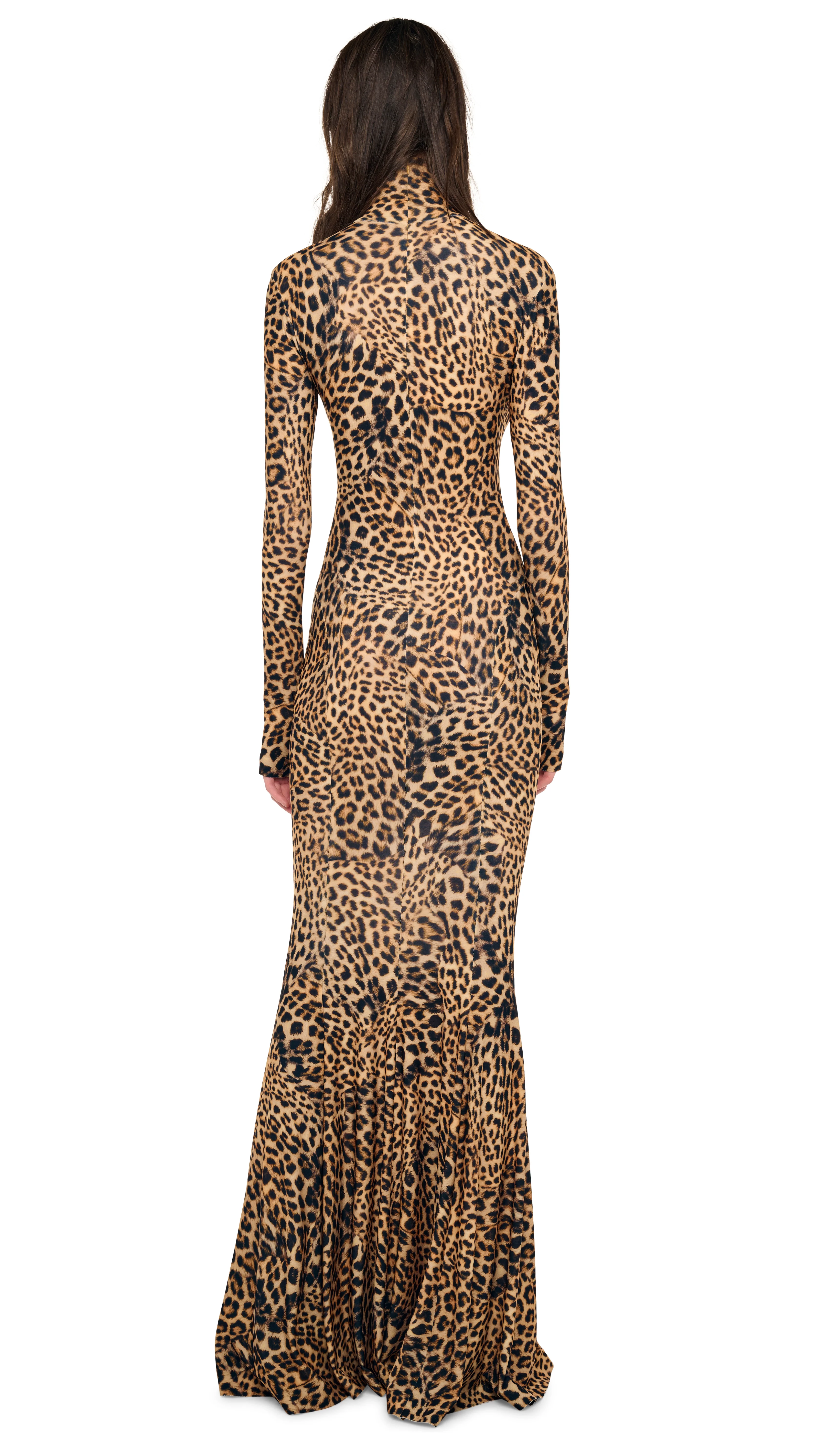 LONG SLEEVE TURTLE FISHTAIL GOWN - Image 3
