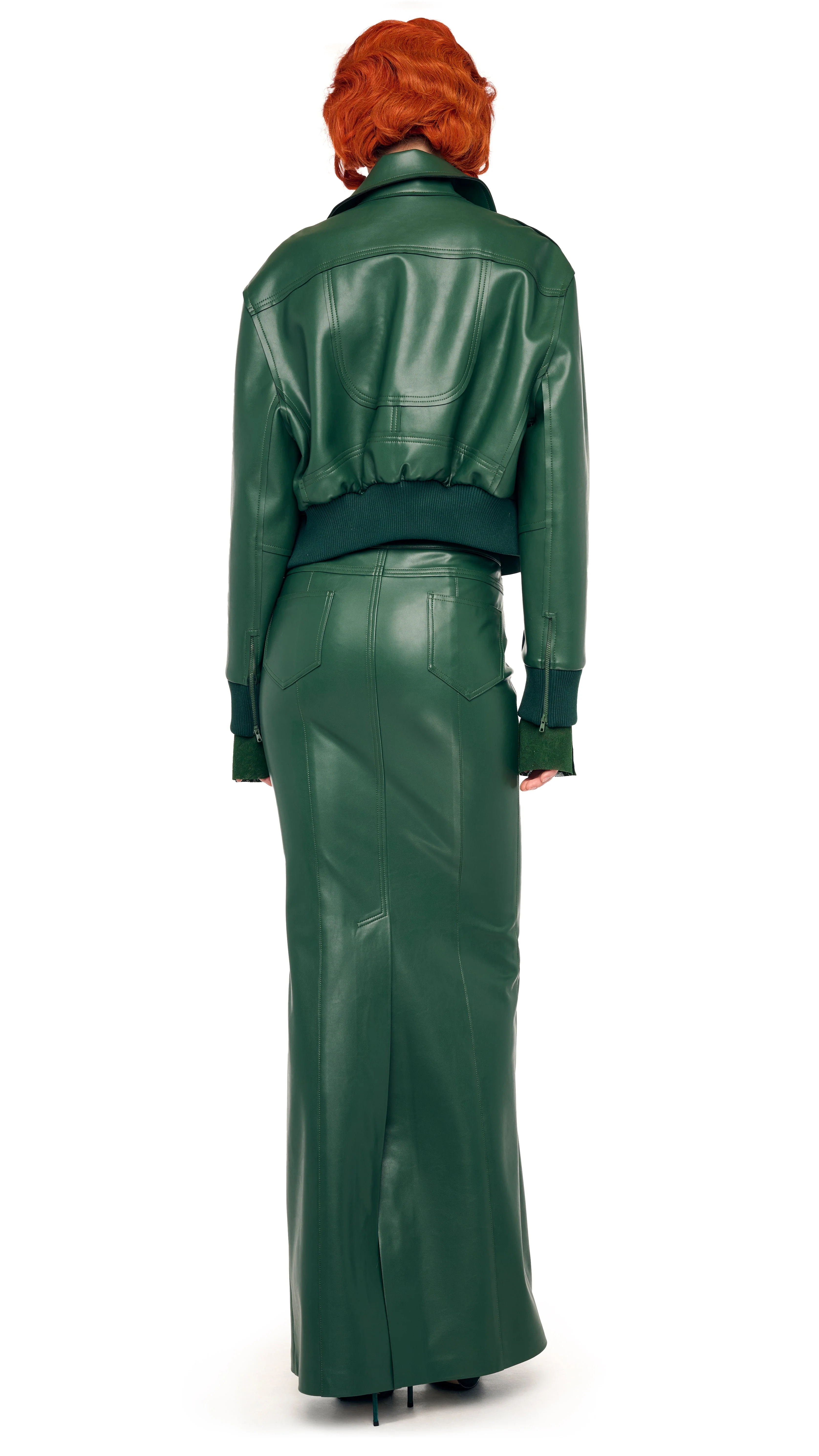 MENS ZIP FRONT CLASSIC CROPPED JACKET - Image 3