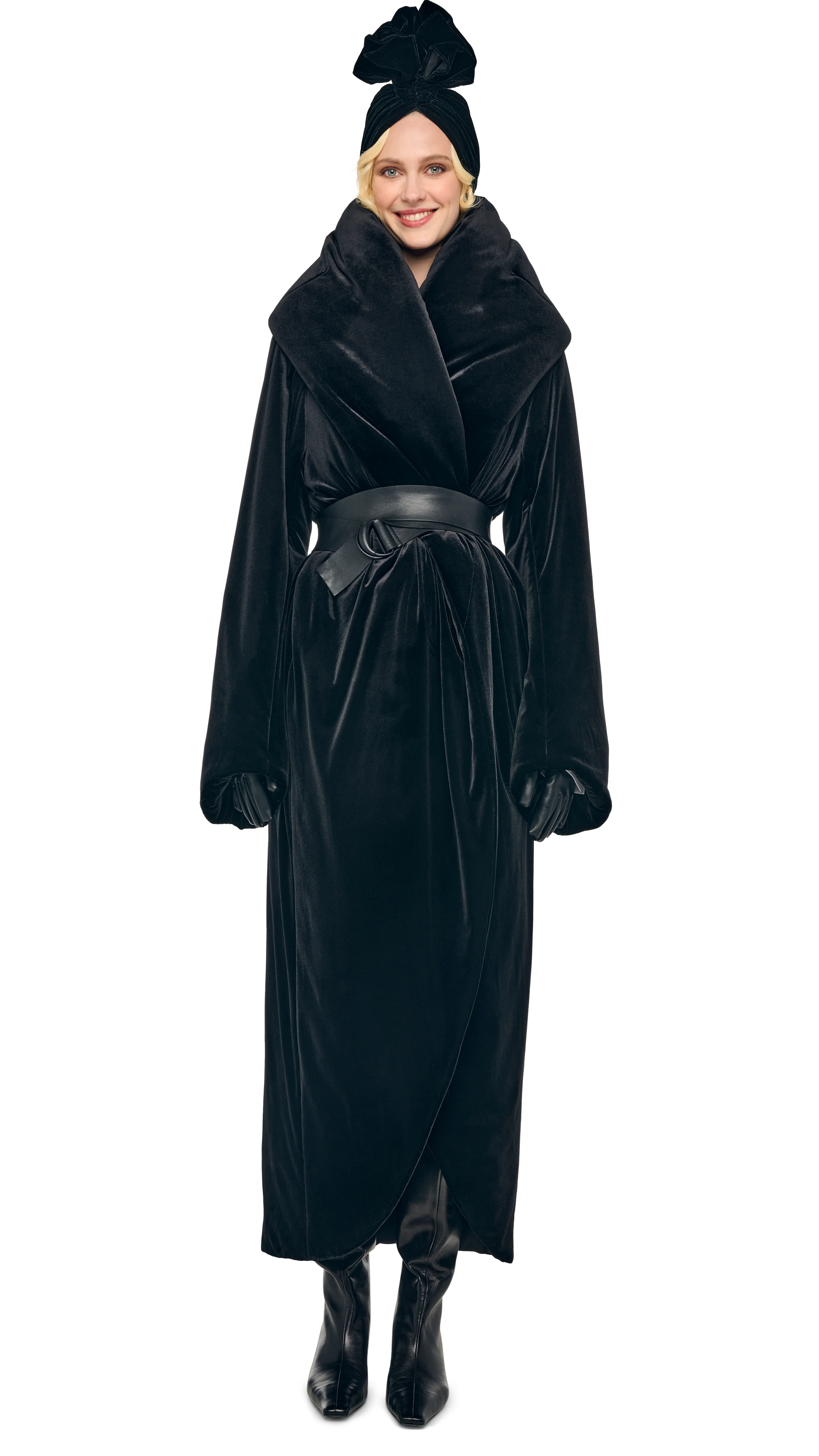 OS SHAWL COLLAR MAXI COAT
