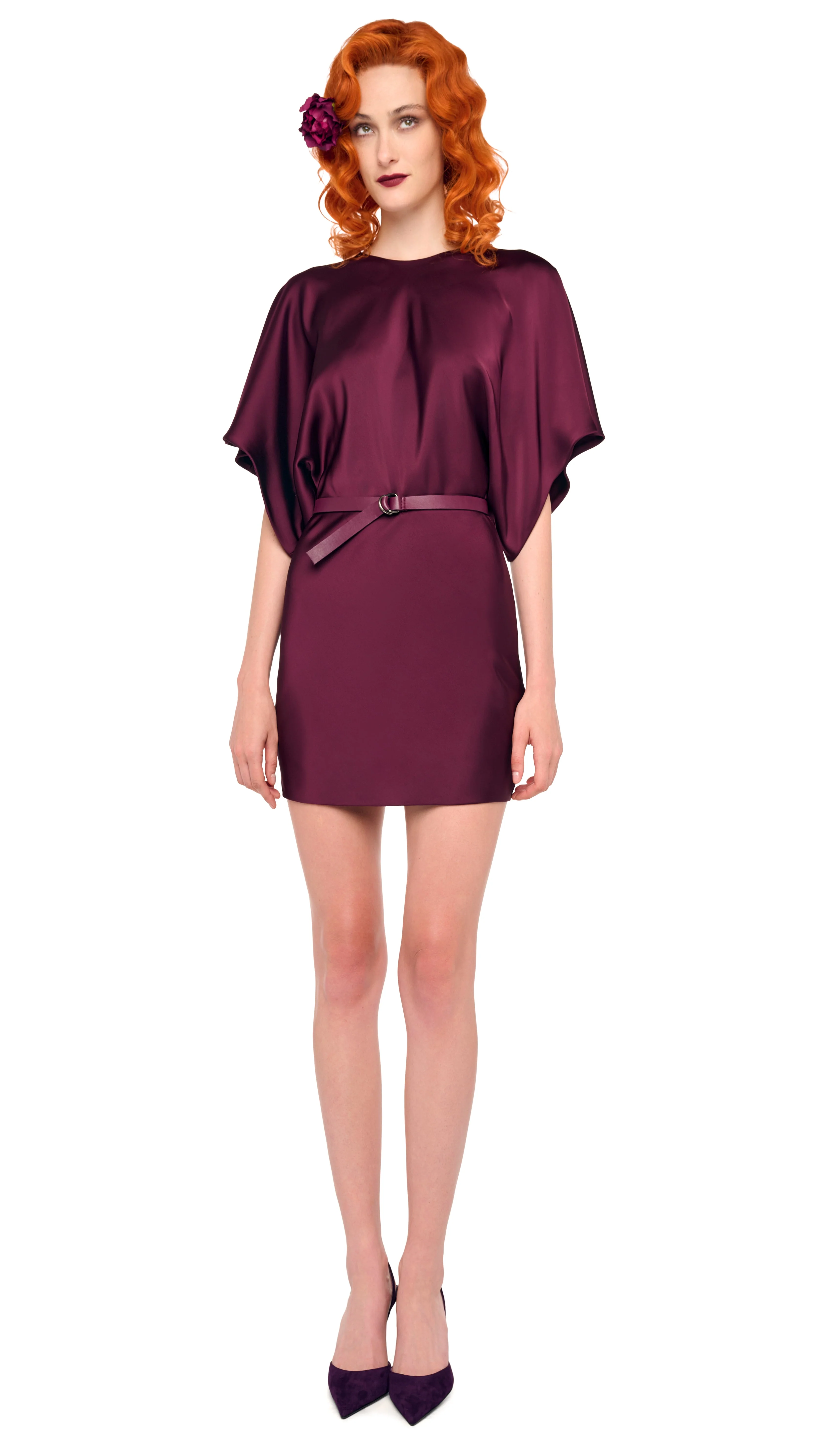 REVERSE OBIE MINI DRESS