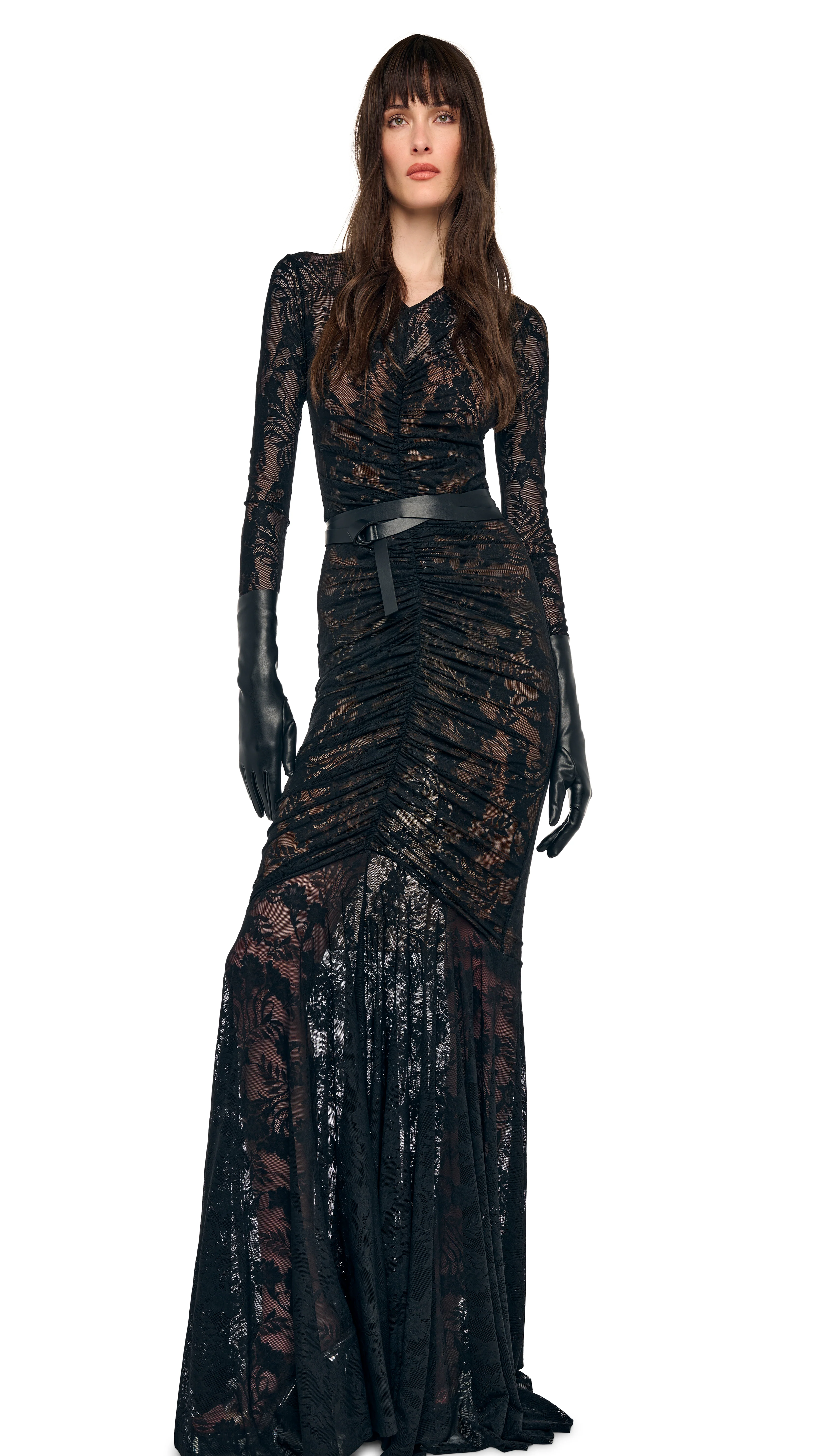 SHIRRED FRONT FISHTAIL GOWN - Image 8
