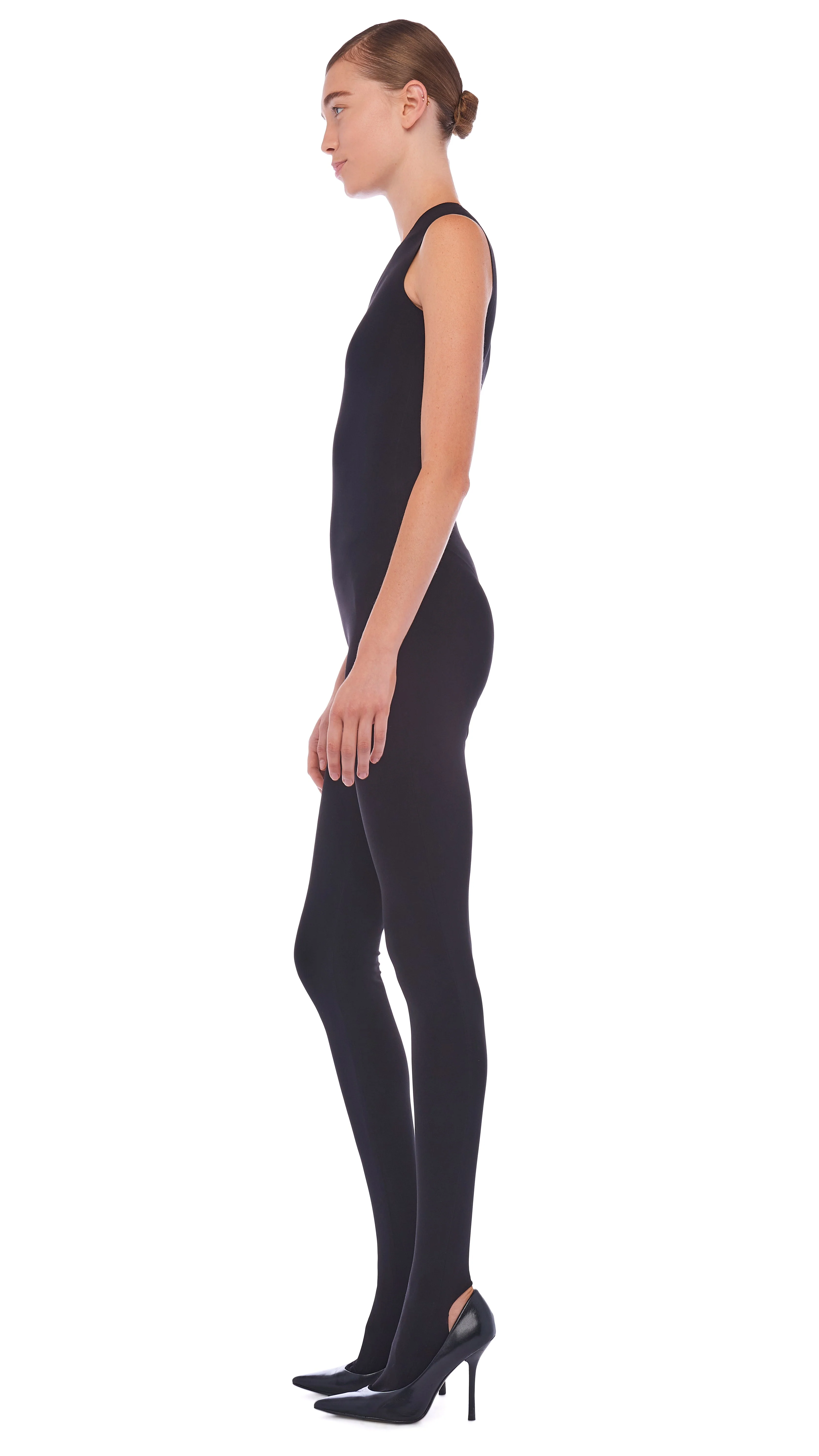 SLEEVELESS CATSUIT W/ FOOTIE - Image 2
