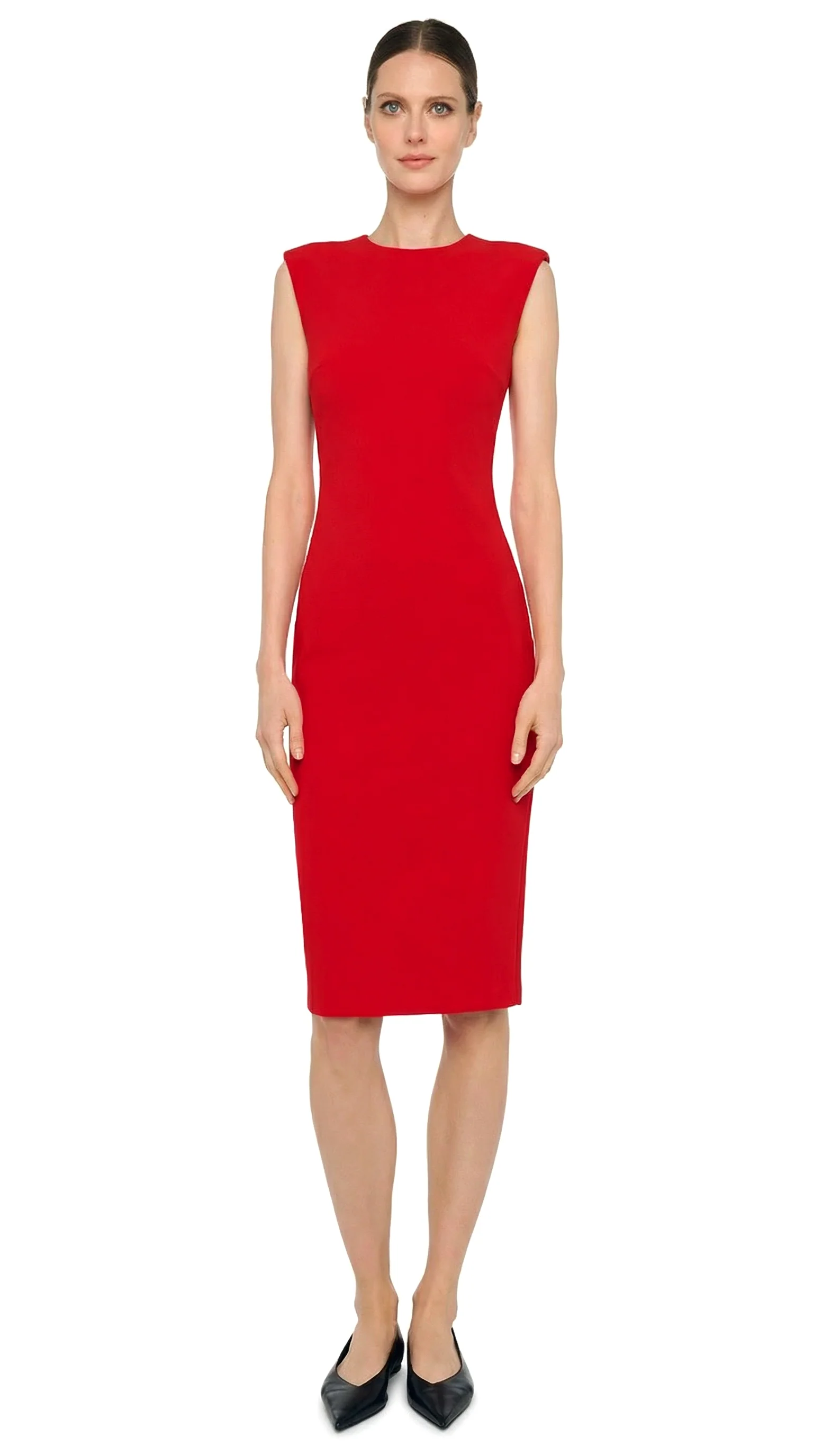 SLEEVELESS DRESS TO KNEE