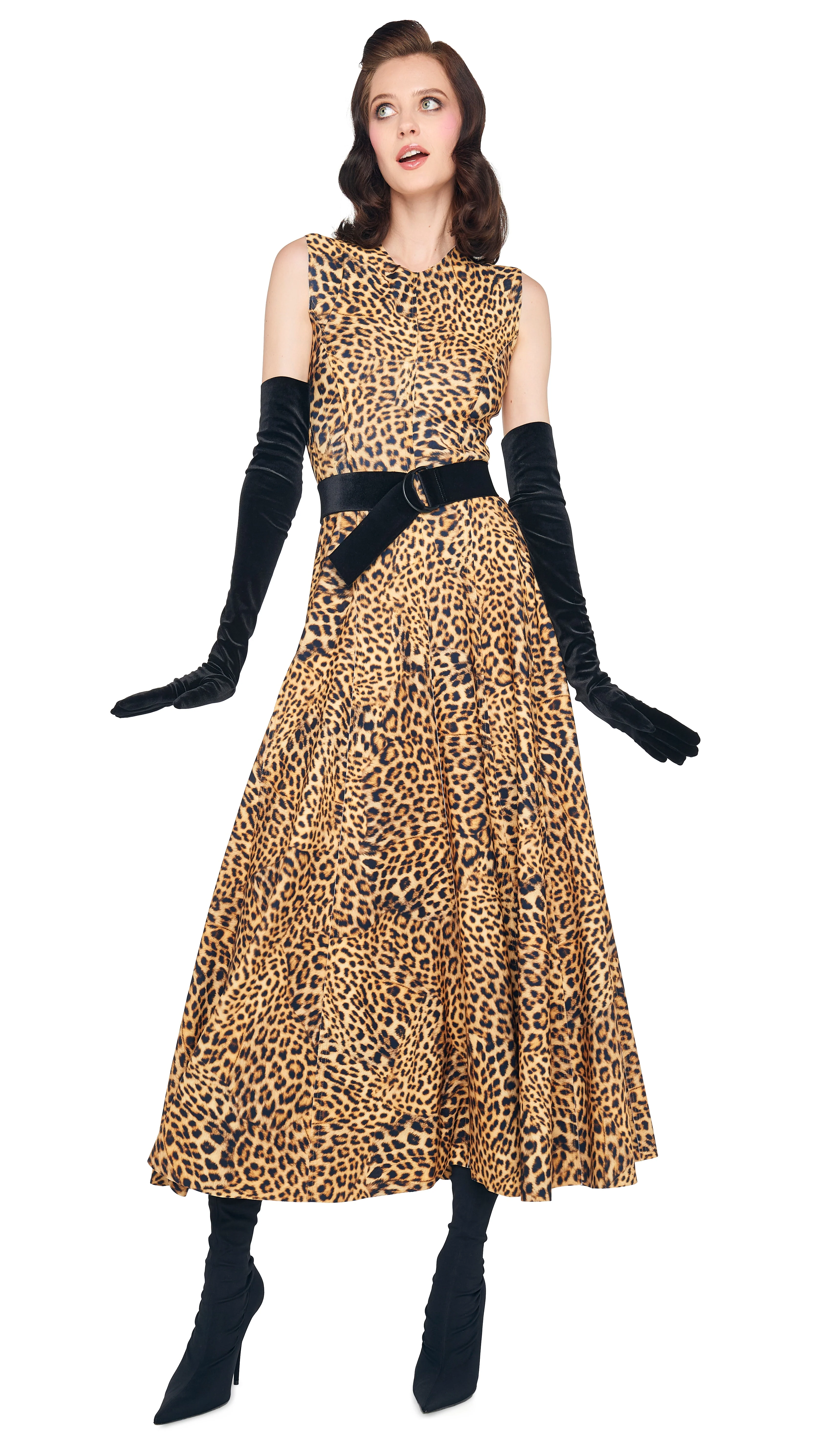 SLEEVELESS LONG GRACE DRESS