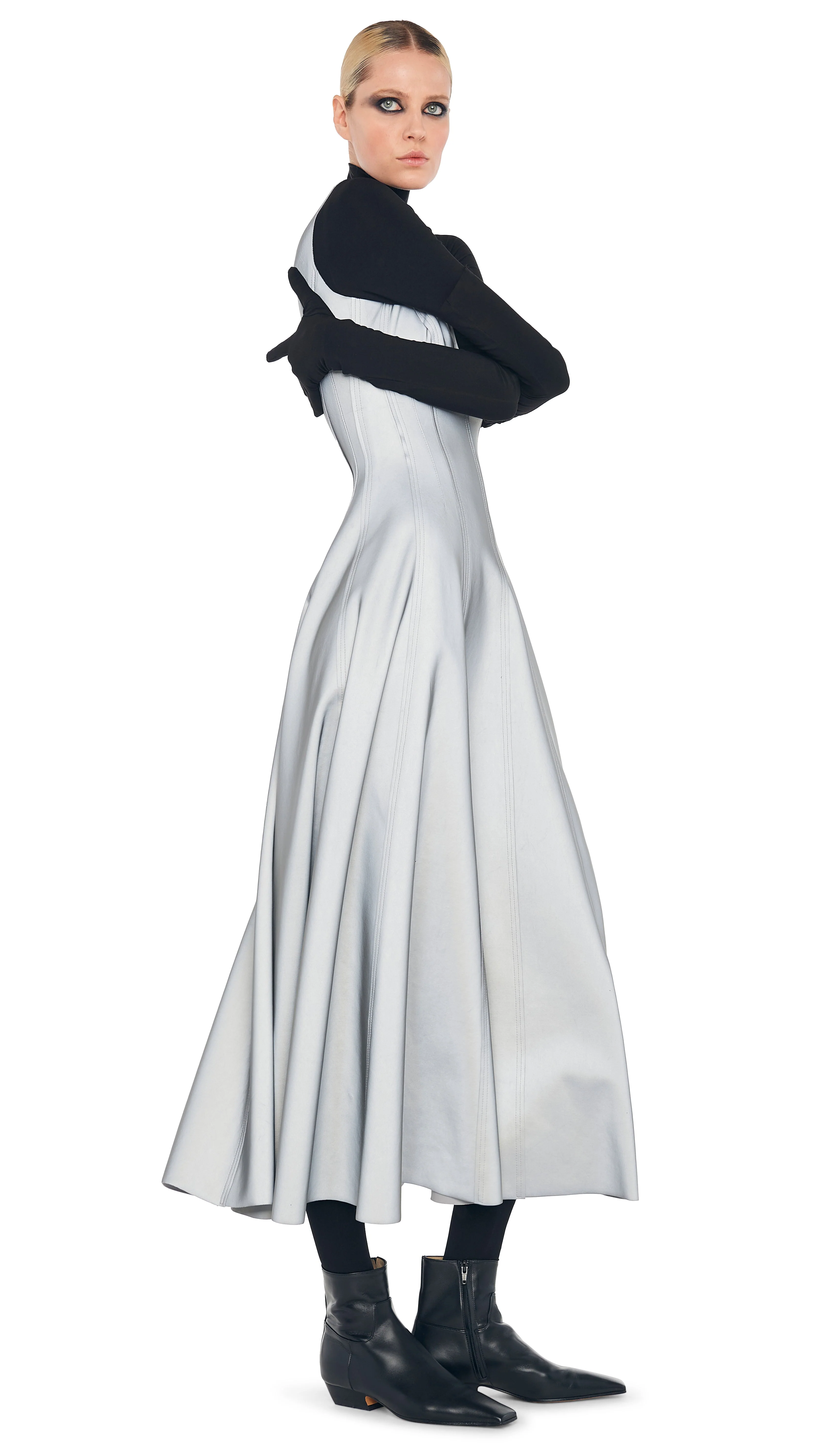 SLEEVELESS LONG GRACE DRESS - Image 5