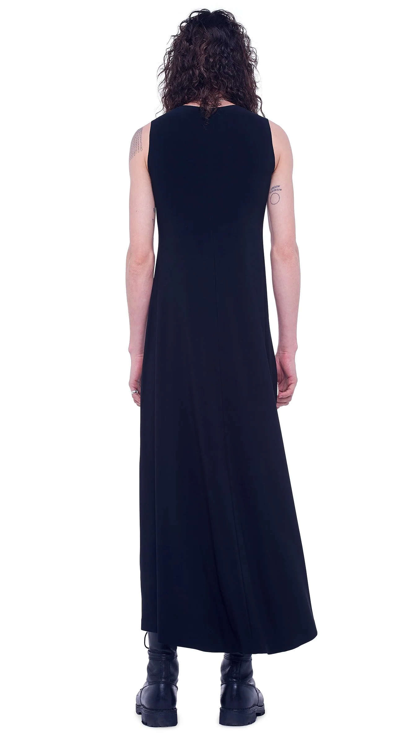 SLEEVELESS LONG SWING DRESS - Image 12