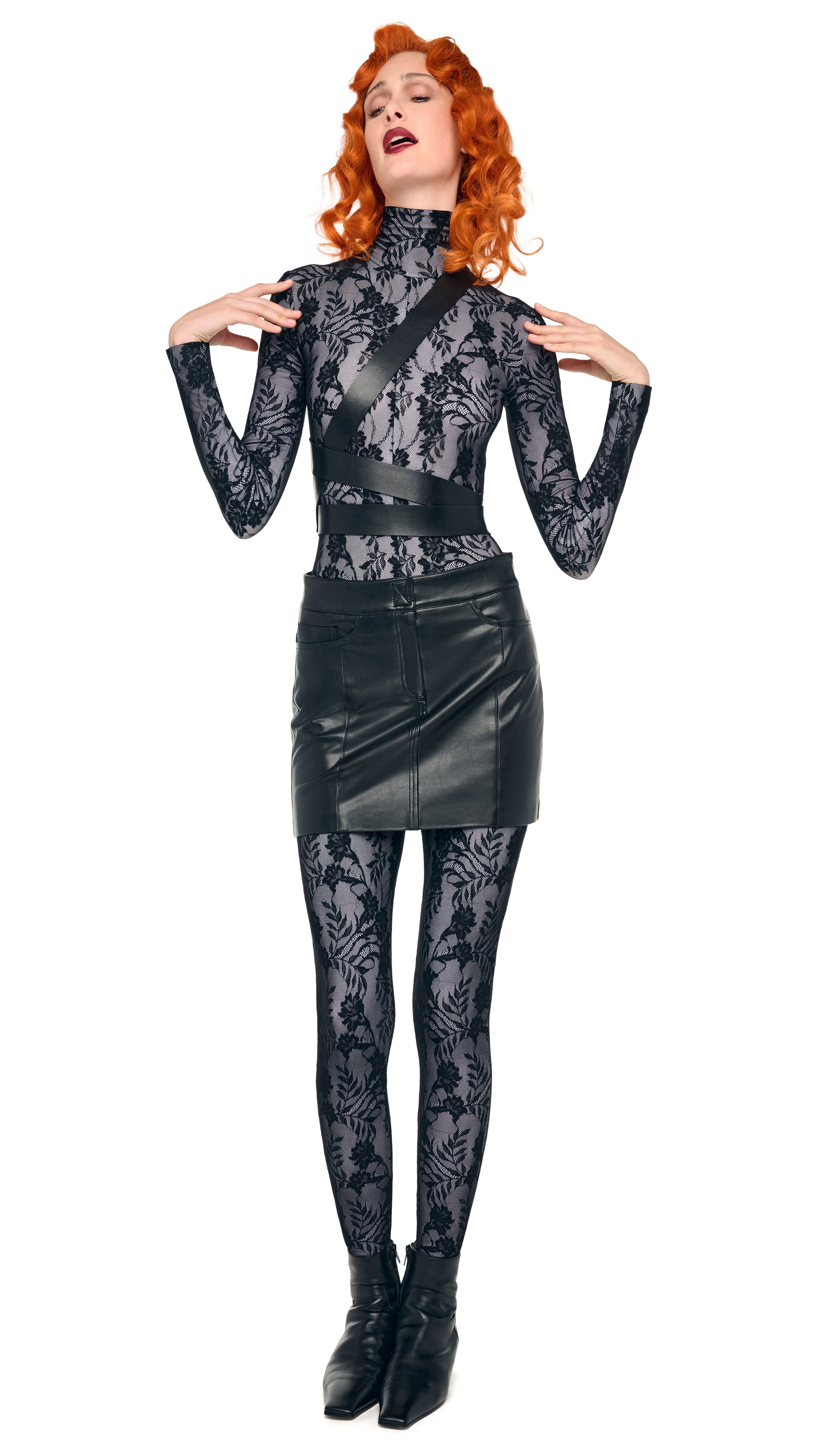 STRAIGHT JEAN MINI SKIRT - Image 7