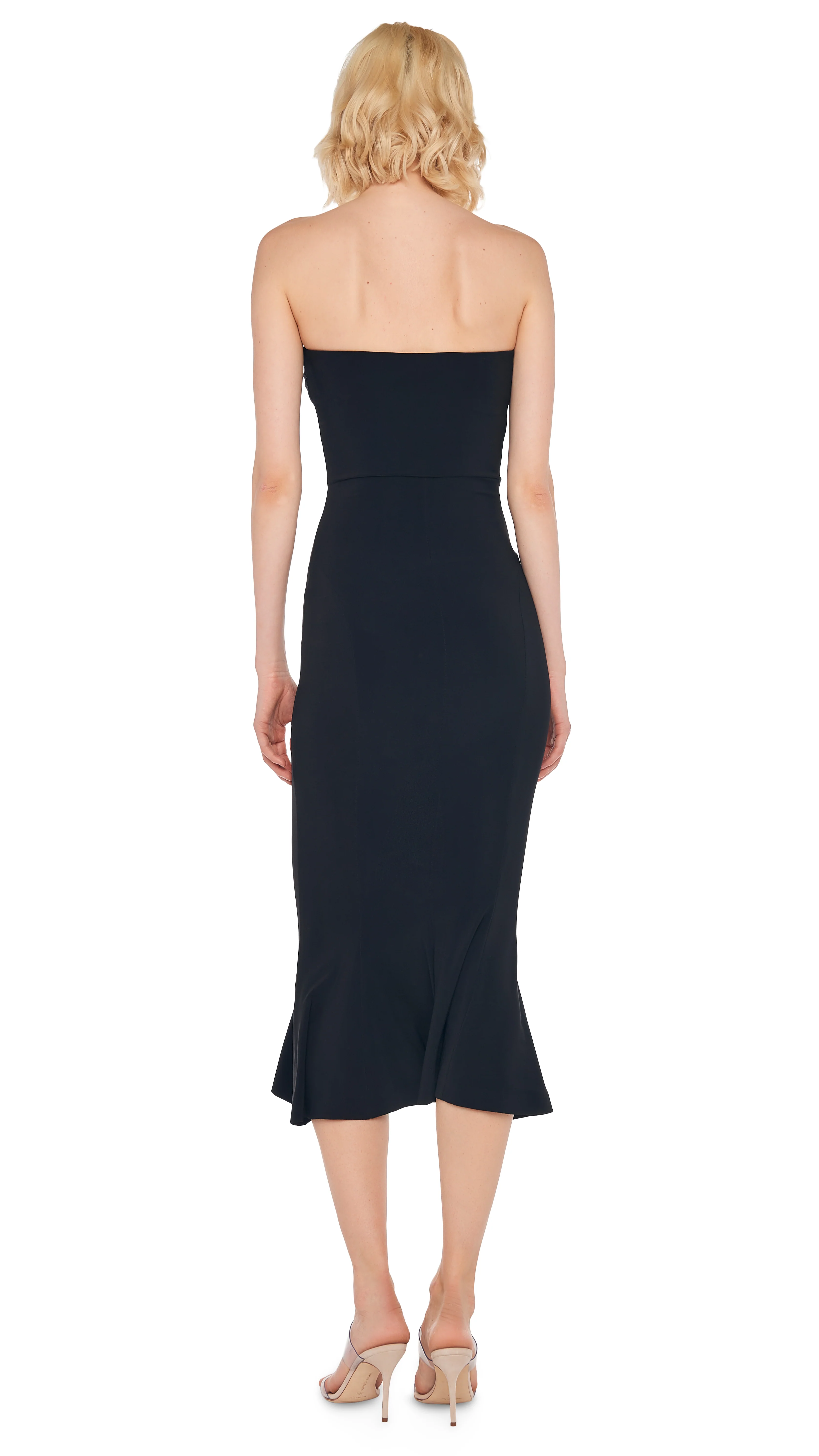 STRAPLESS FISHTAIL DRESS - Image 3