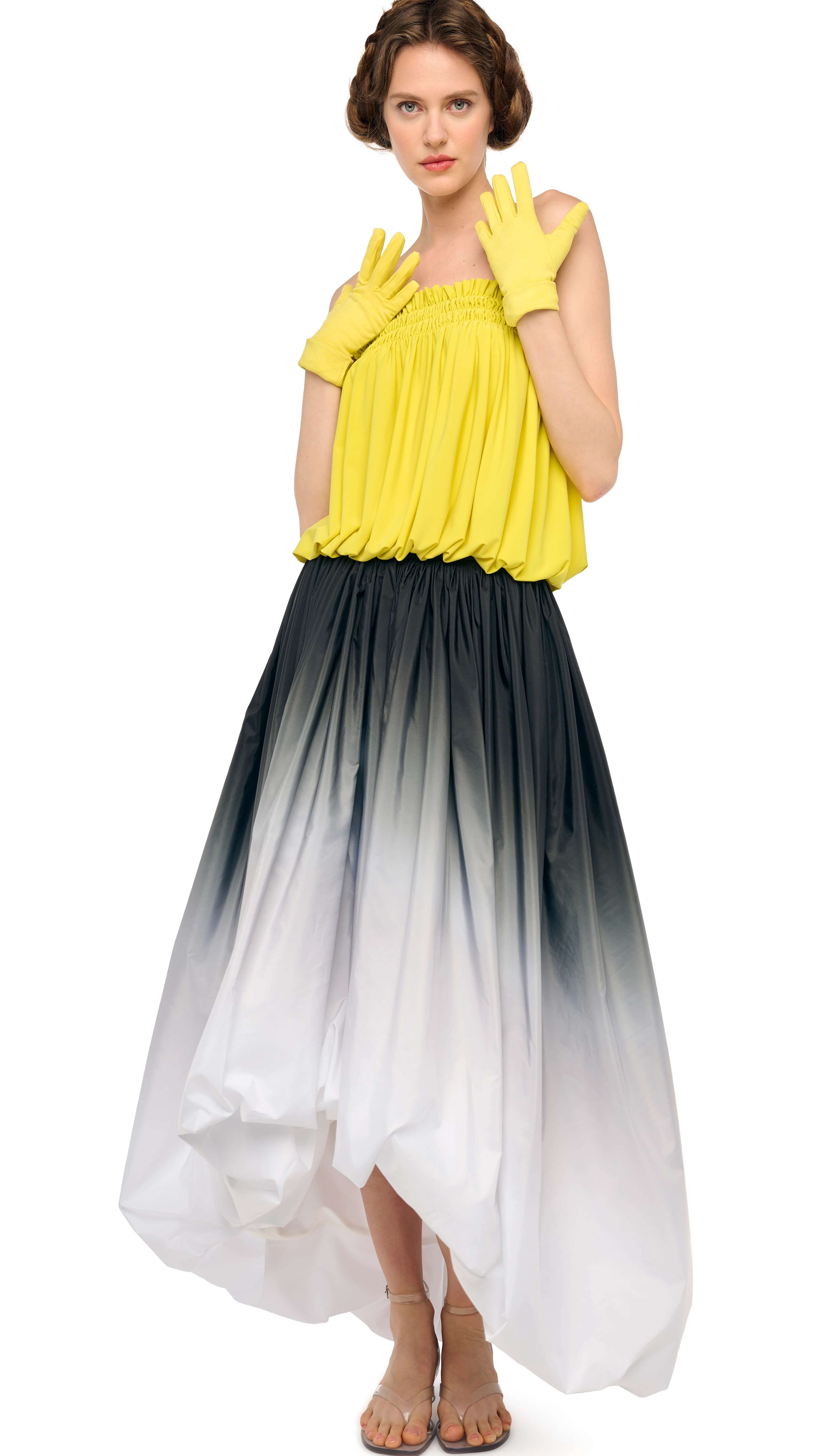 STRAPLESS PEASANT BODYSUIT - Image 7