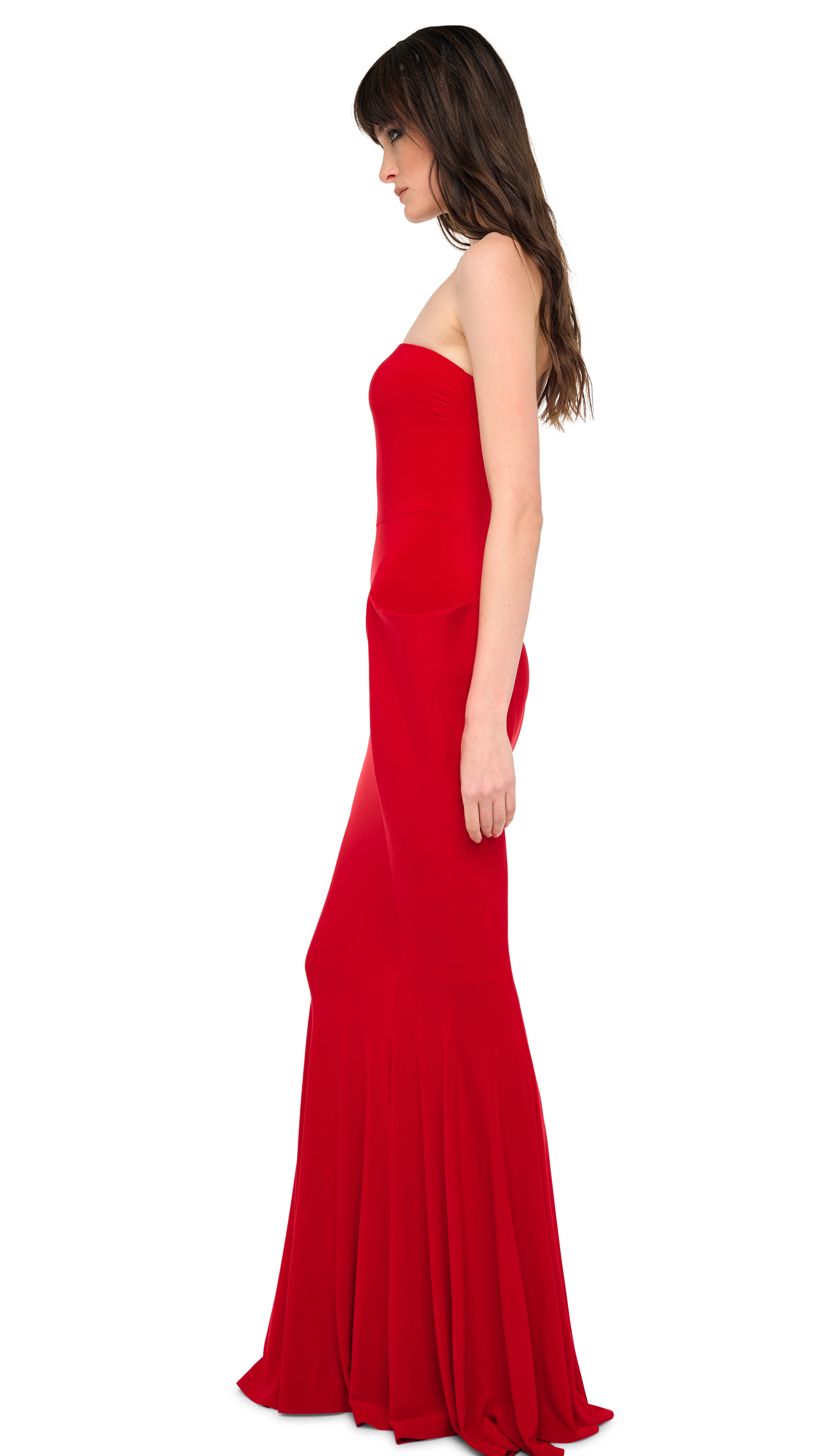 STRAPLESS WING FISHTAIL GOWN - Image 2