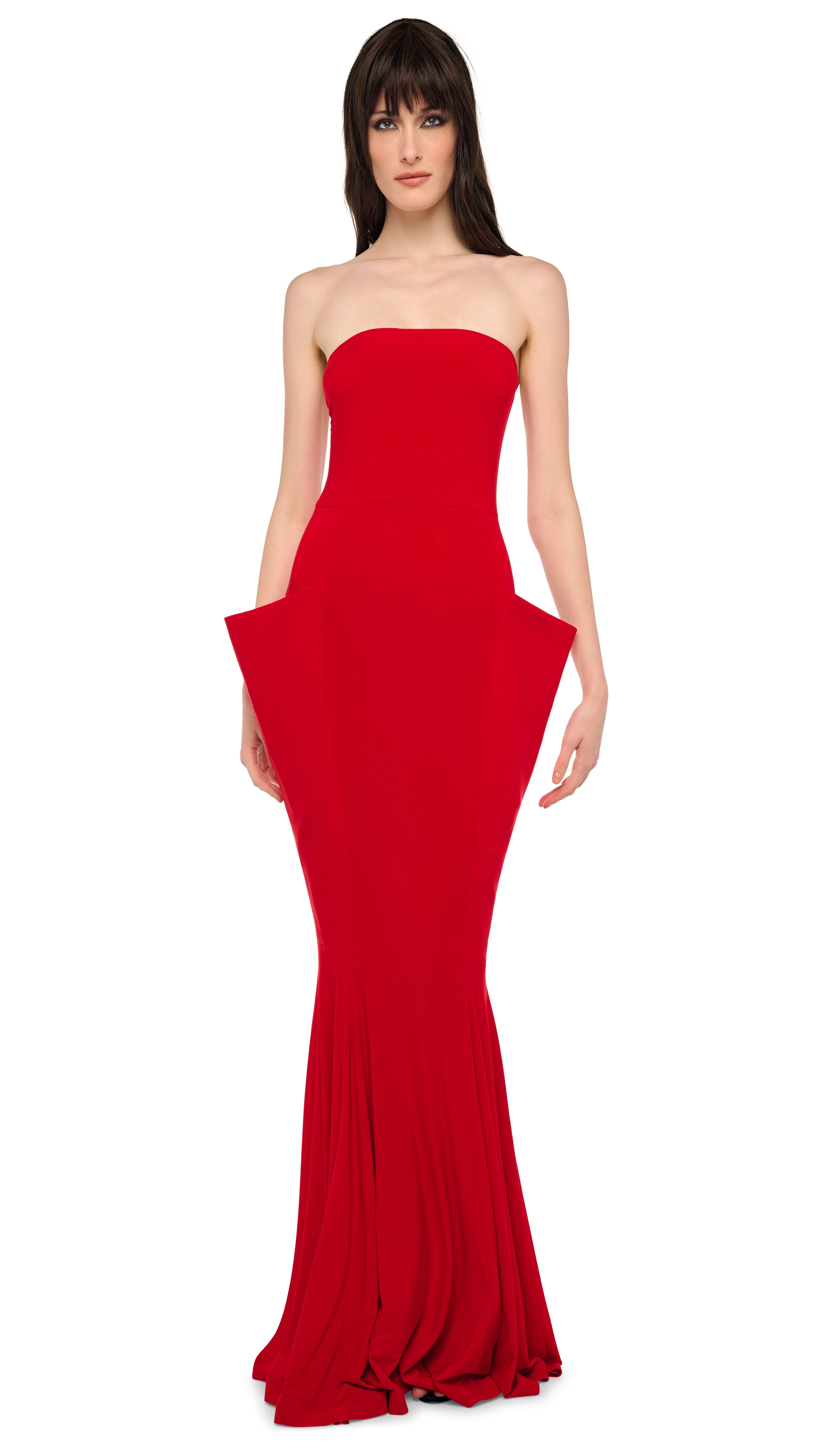 STRAPLESS WING FISHTAIL GOWN - Image 4