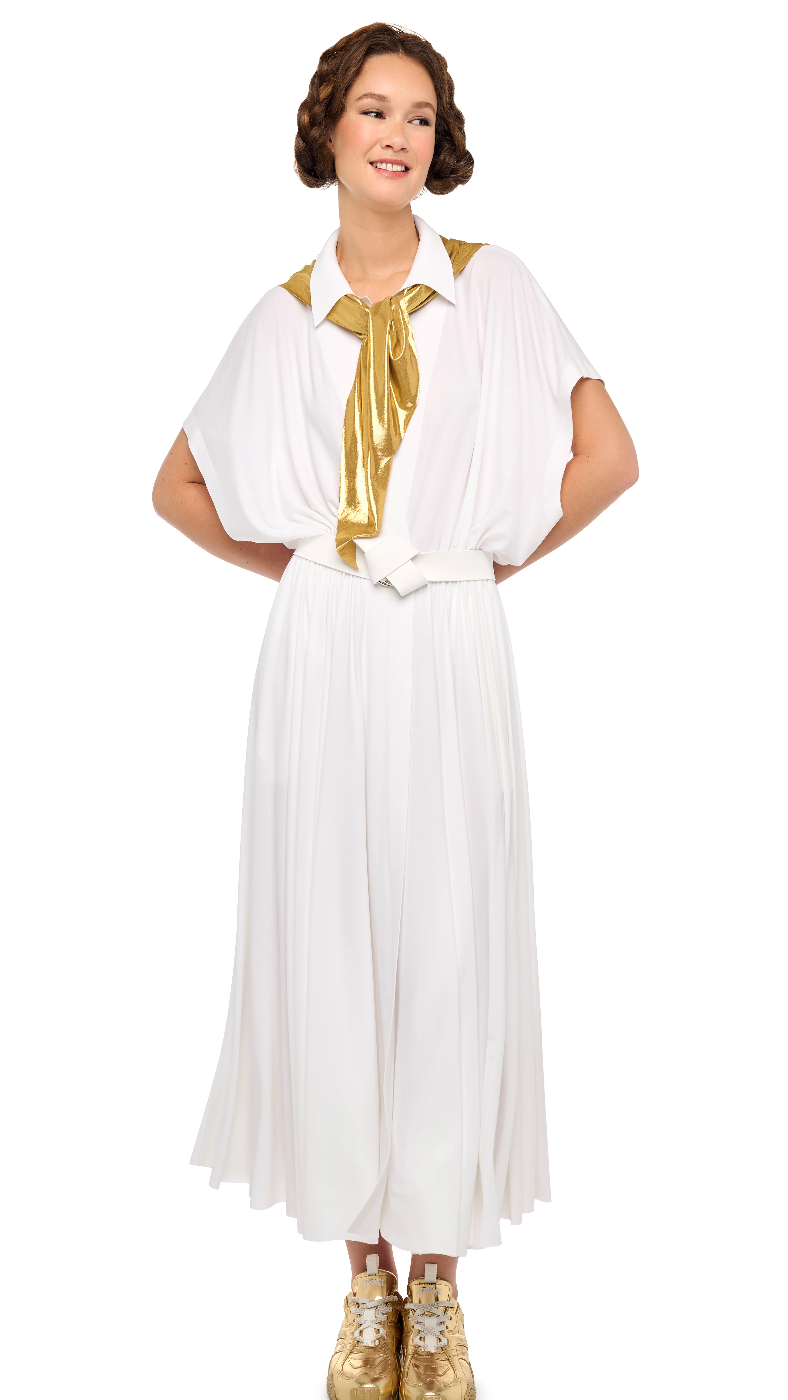 OVERSIZED SLEEVELESS NK FLARED DRESS - Image 6