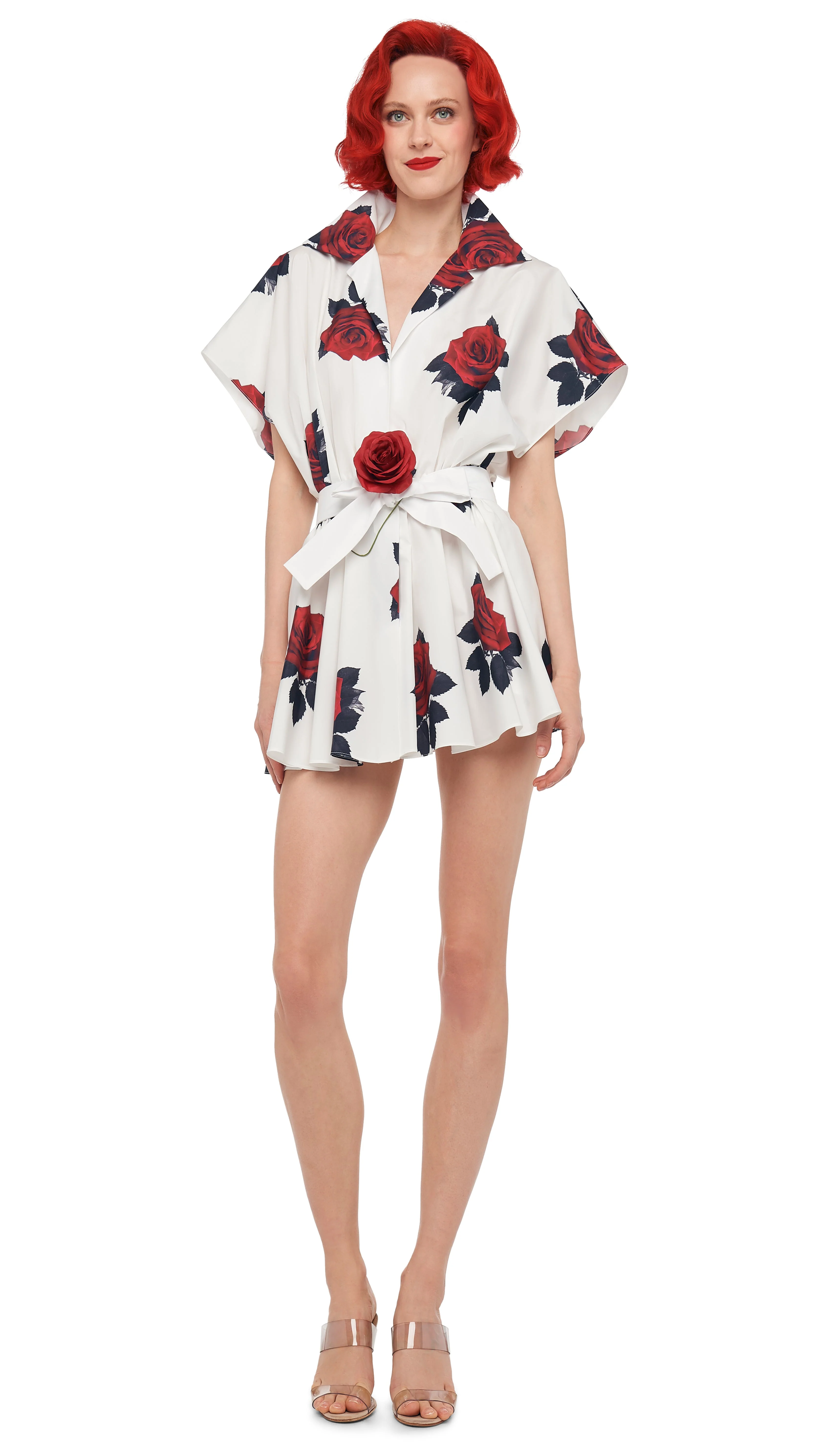SUPER OS SLEEVELESS BF NK SHIRT FLARED MINI DRESS