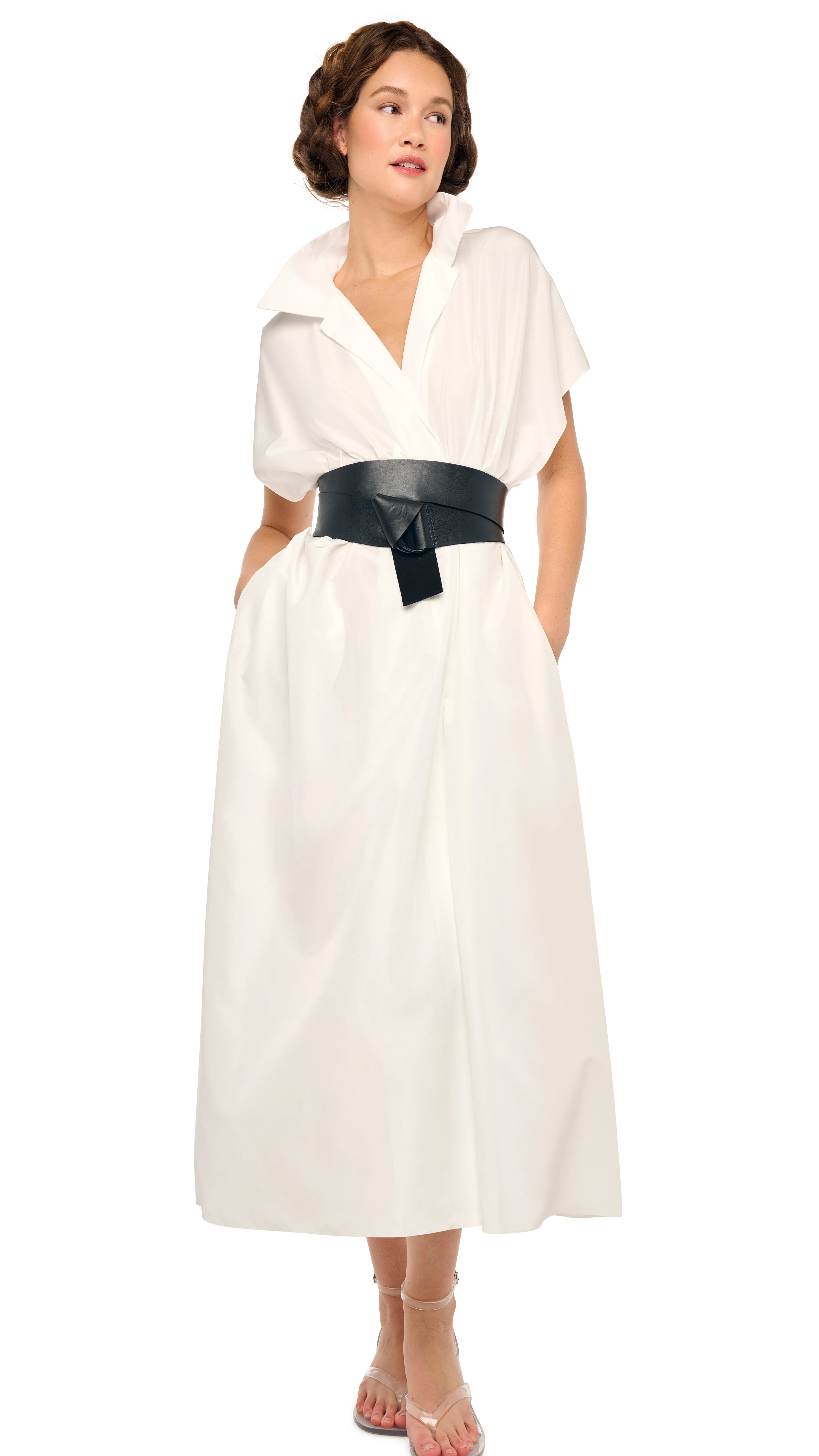 OVERSIZED SLEEVELESS  NK SHIRT TO MIDCALF OPEN - Image 4