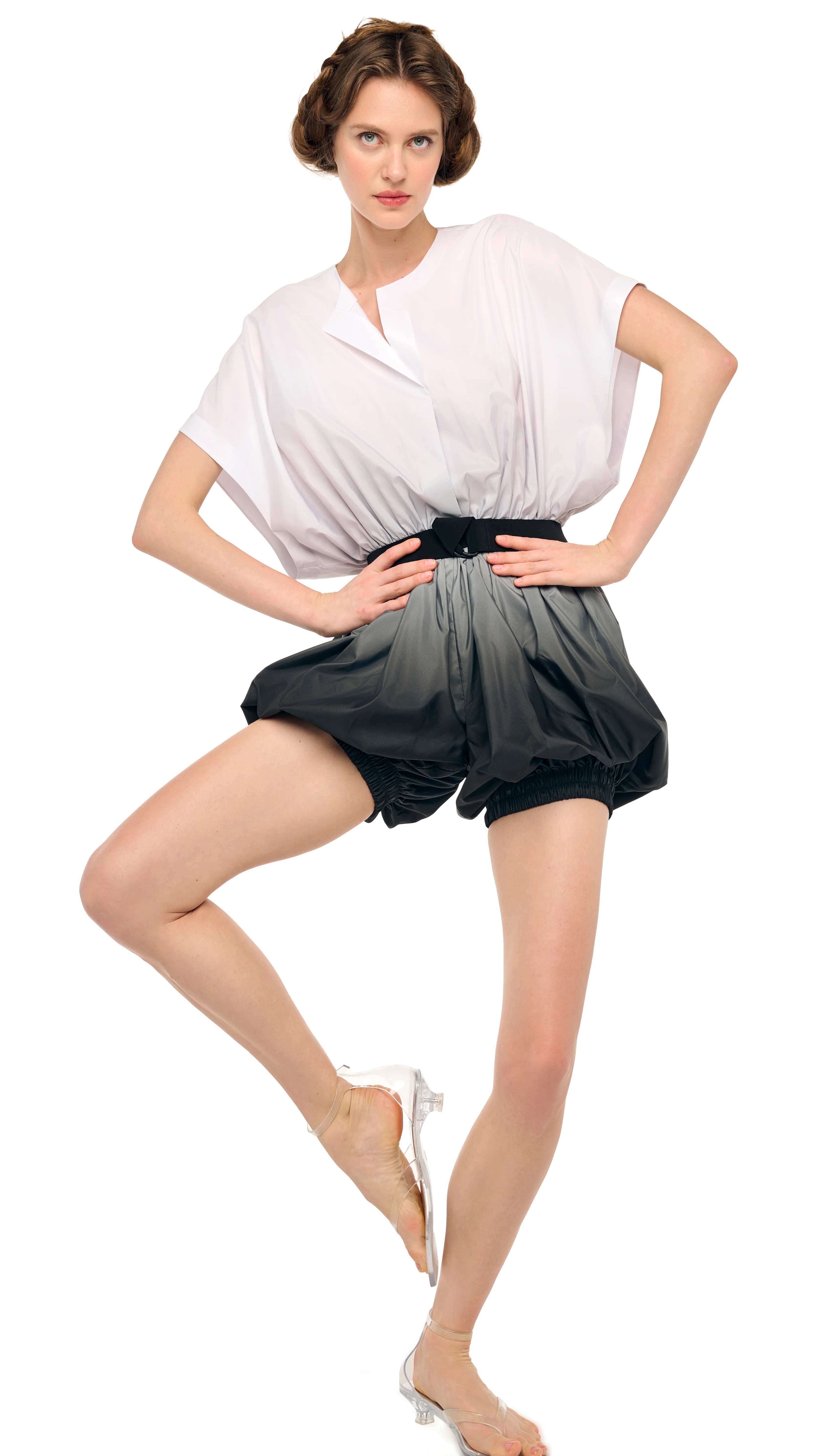 OVERSIZED SLEEVELESS PUFF JUMPSHORT - Image 7