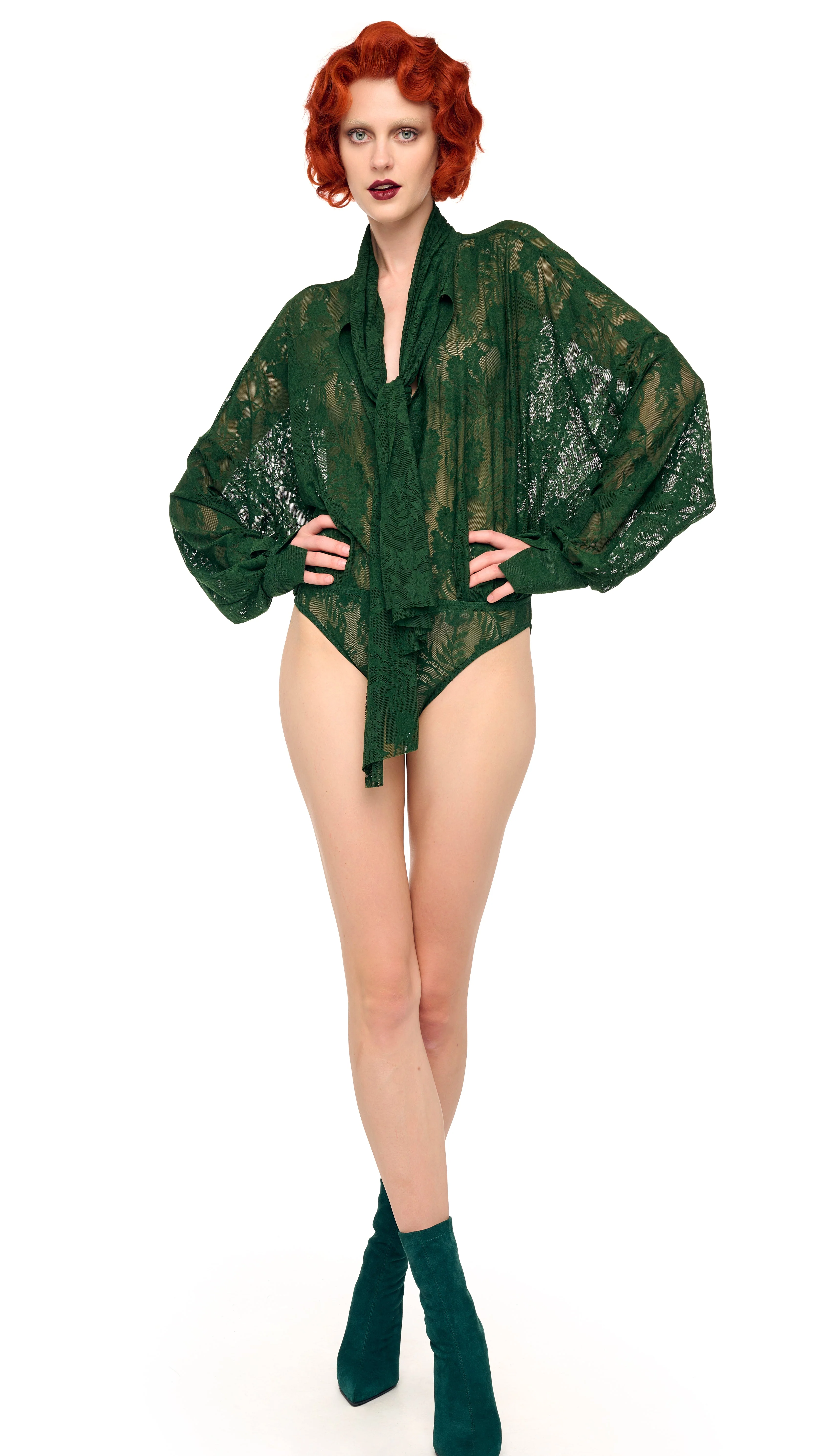 OVERSIZED NK BODYSUIT W/ BOW - Image 5