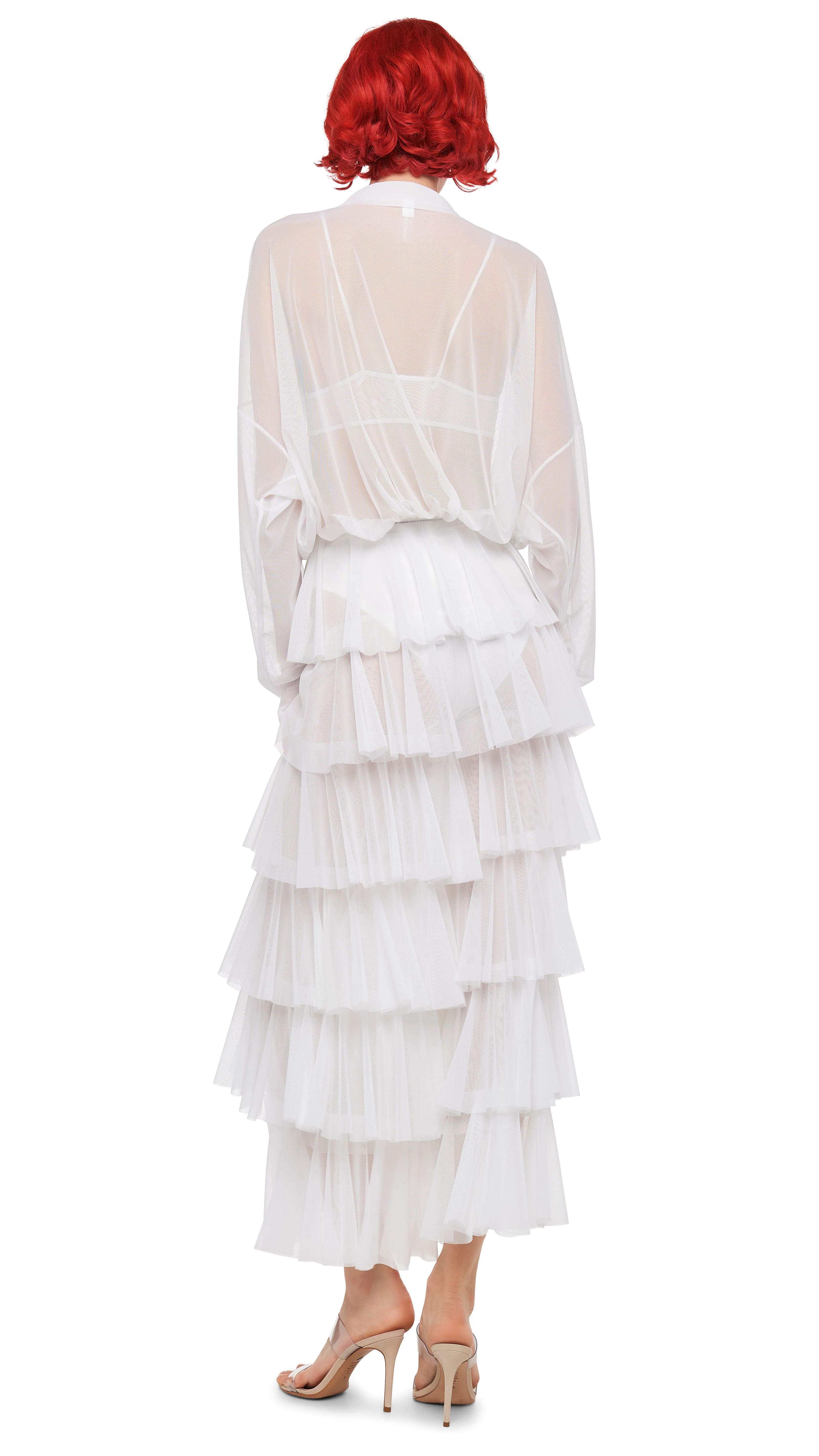 SUPER WIDE LEG RUFFLE PANT - Image 3