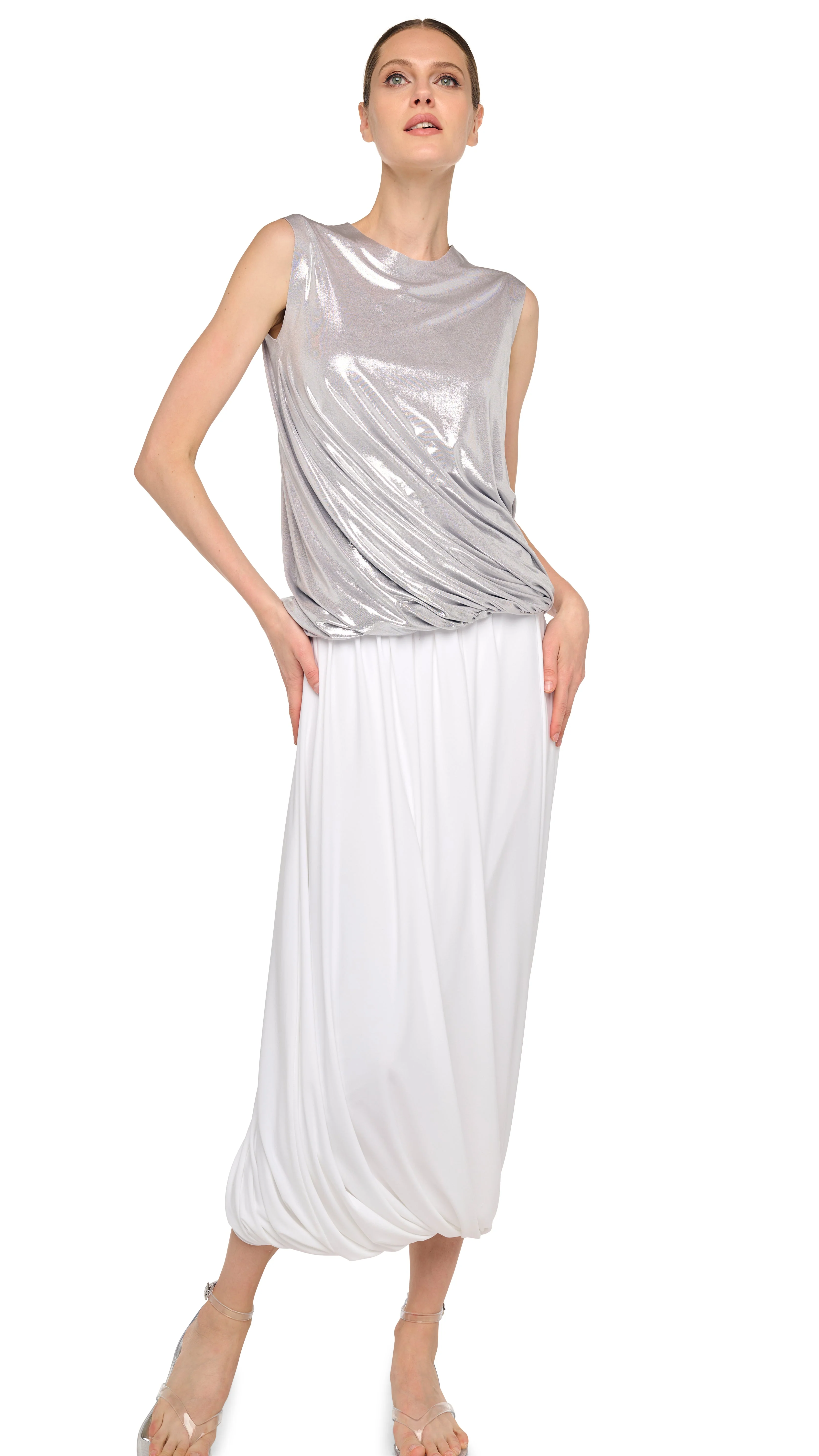 TWIST MIDCALF SKIRT - Image 14