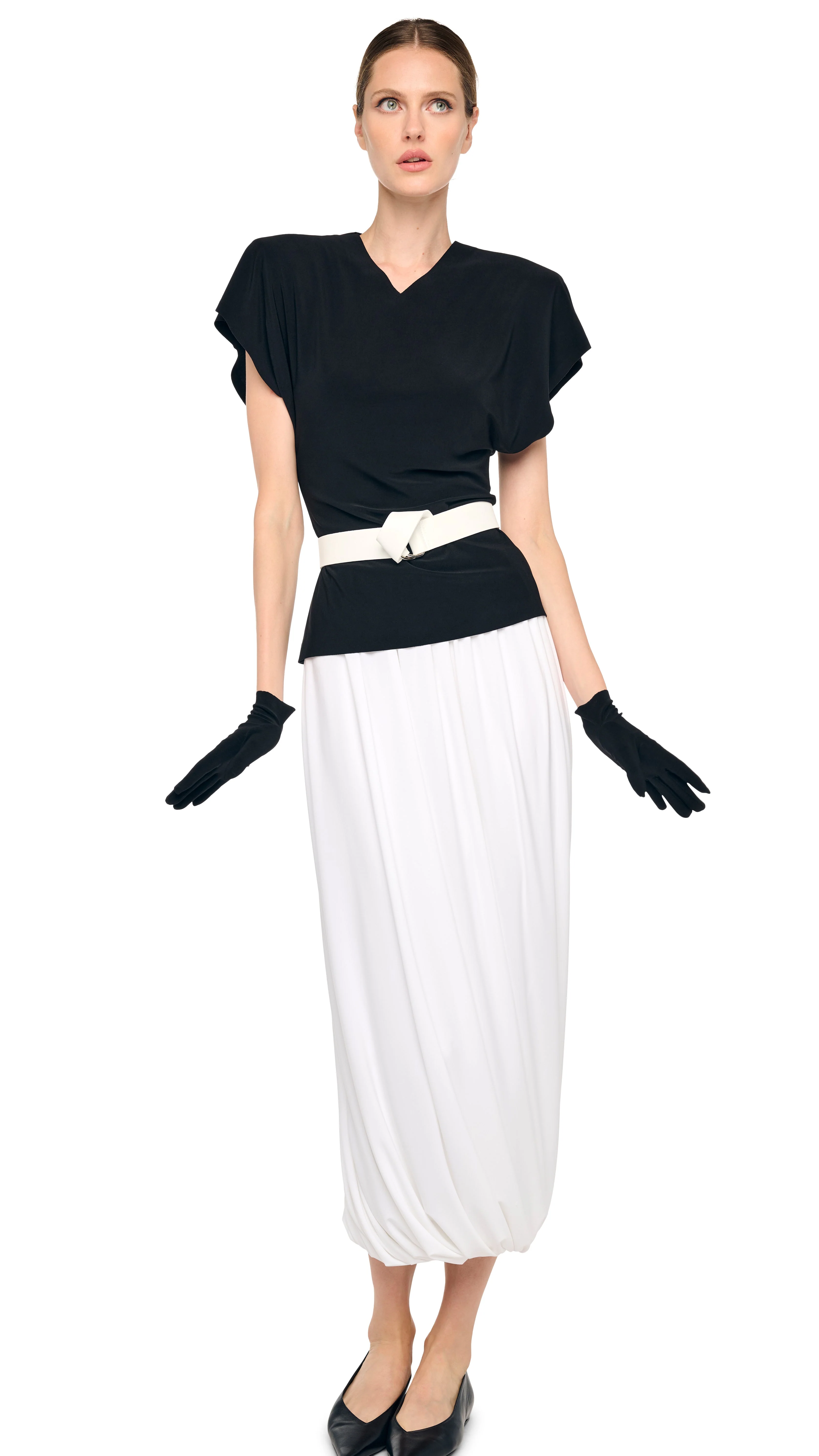TWIST MIDCALF SKIRT - Image 7