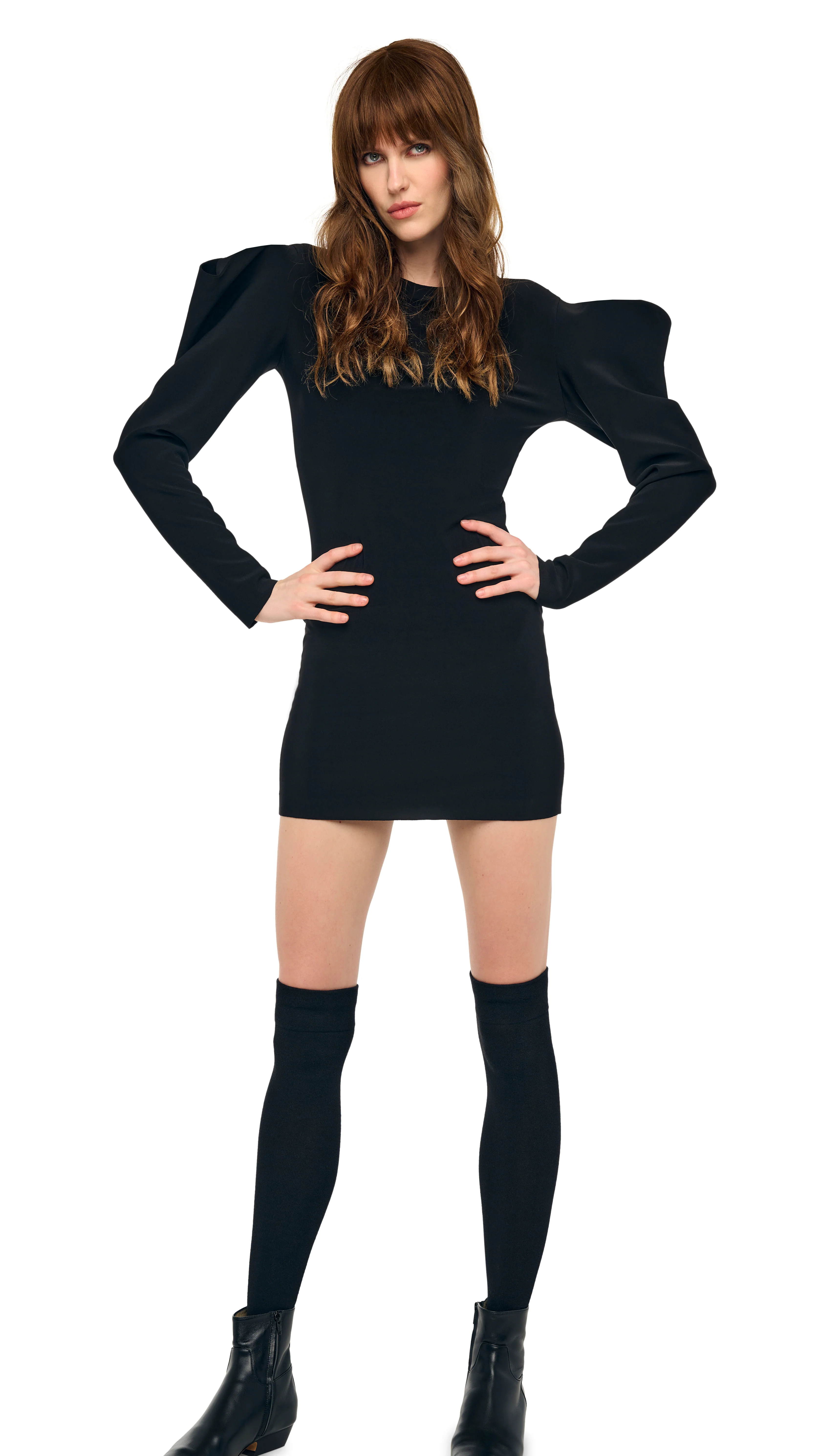 WING SLEEVE MINI DRESS - Image 9